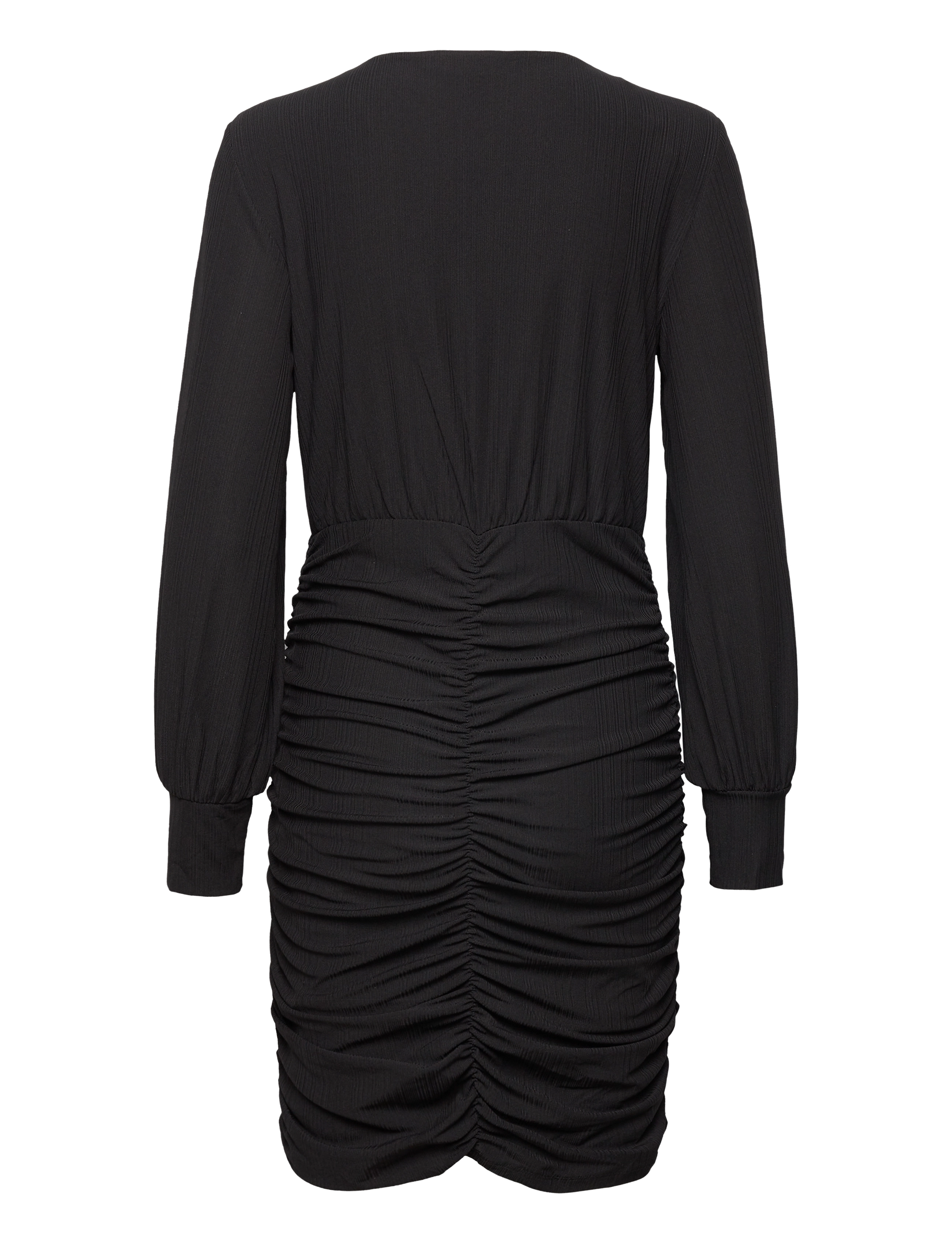 Vila - VIJOSA V-NECK SHORT DRESS/KA - festmode zu outlet-preisen - black - 2