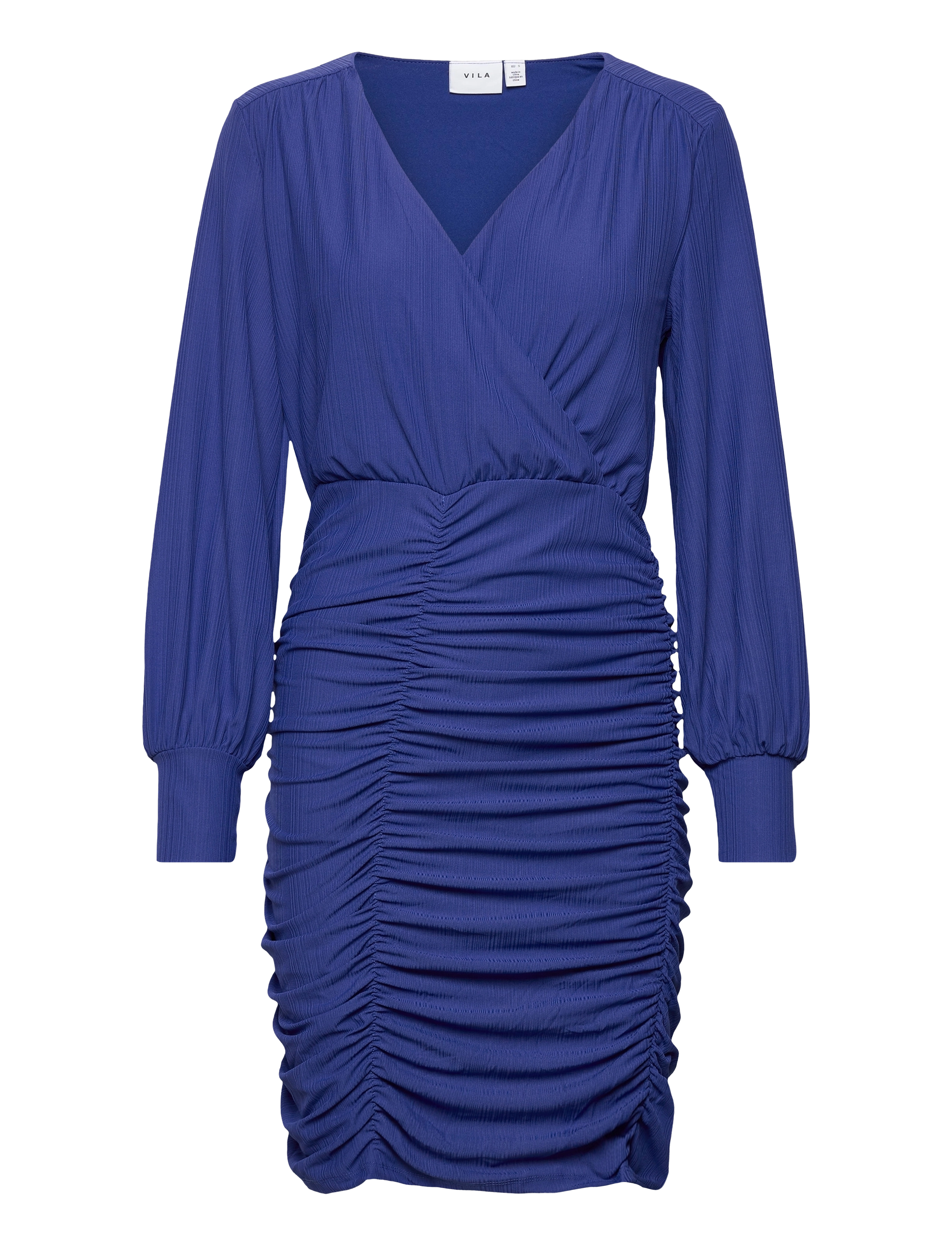 Vila VIJOSA V-NECK SHORT DRESS/KA - Kokteilikleidid - MAZARINE BLUE / blue