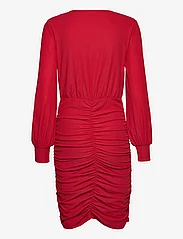 Vila - VIJOSA V-NECK SHORT DRESS/KA - party wear at outlet prices - pompeian red - 1