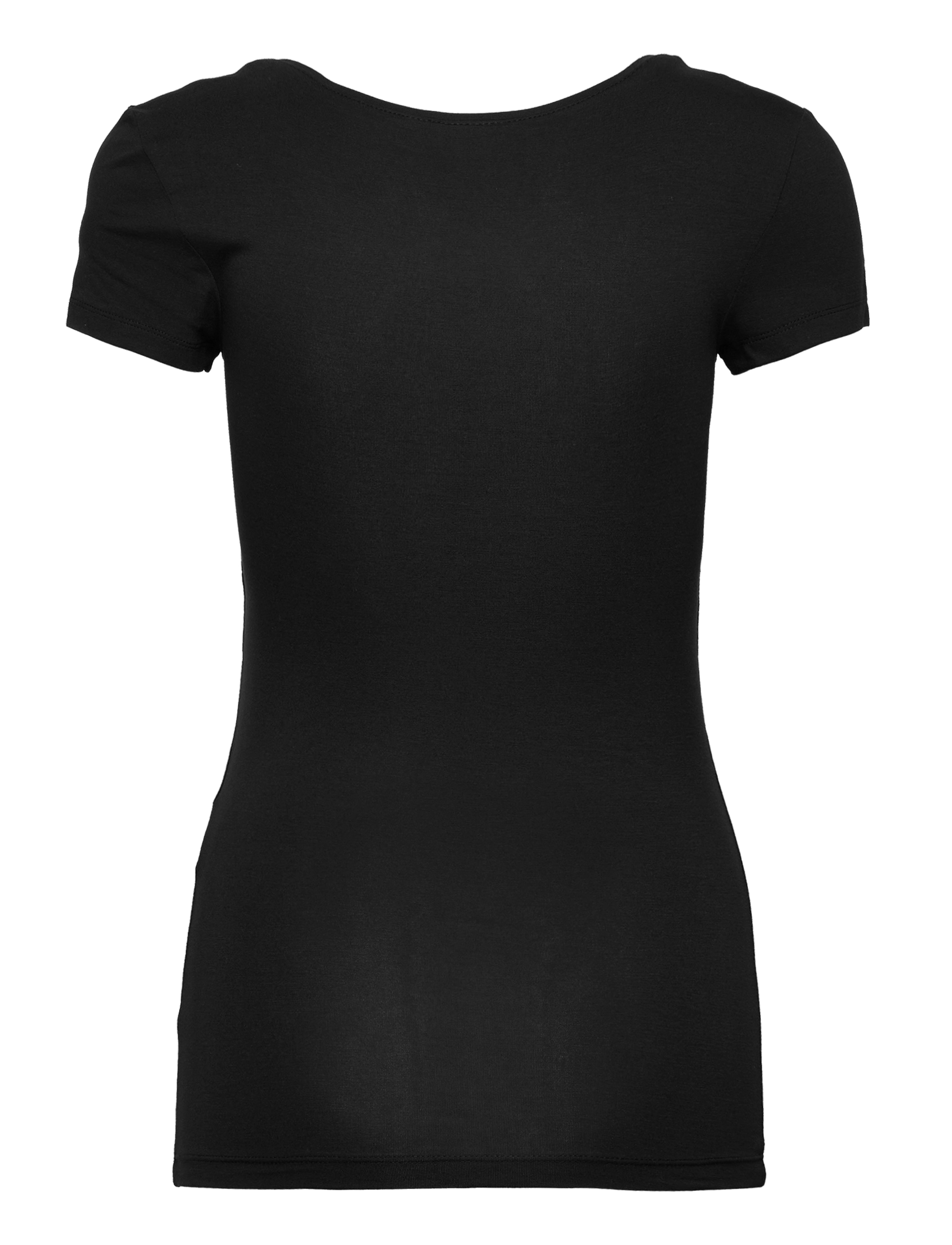 Vila - VIDAISY O-NECK S/S TOP - - t-shirty - black - 2
