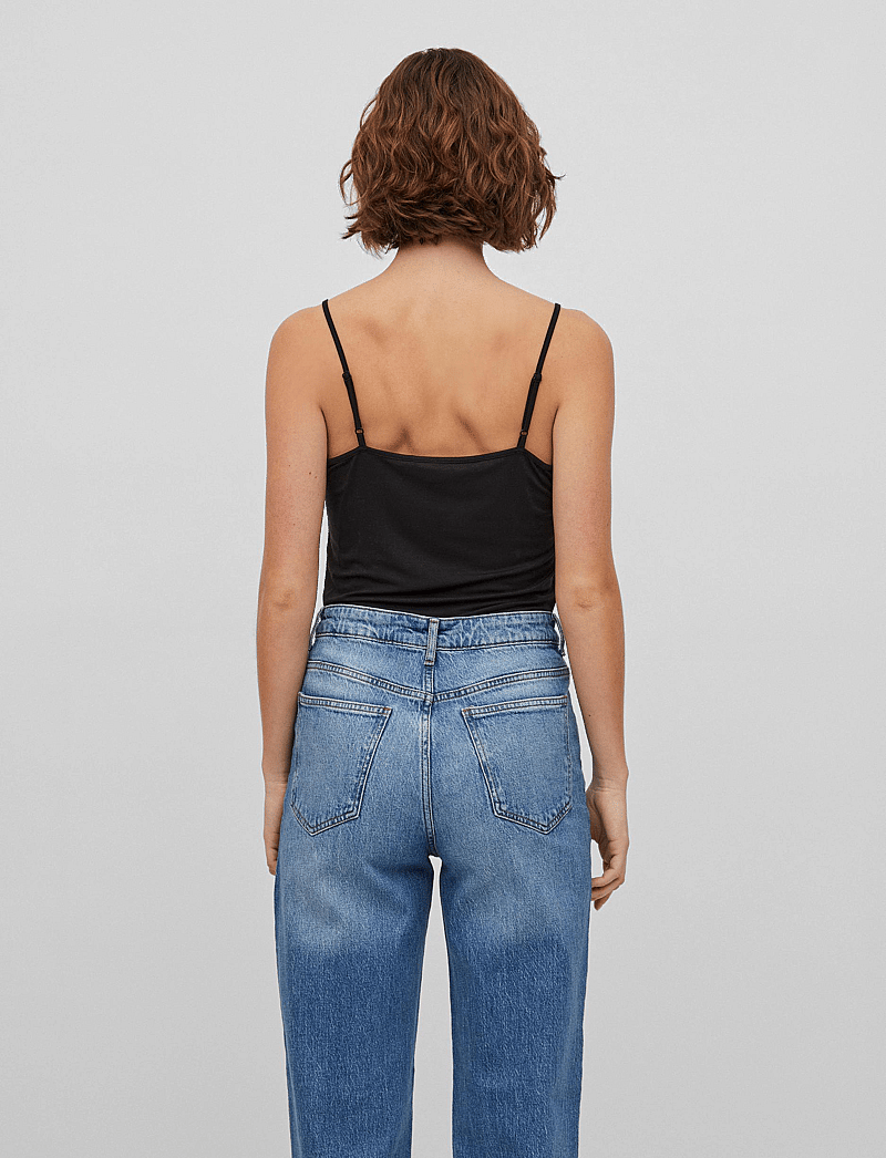 Vila - VIDAISY LACE SINGLET - - Ärmellose tops - black - 3