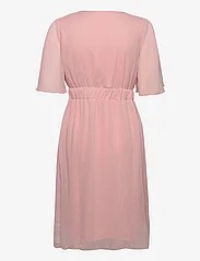 Vila - VIRILLA V-NECK 2/4 SHORT DRESS/BM/DC - silver pink - 1