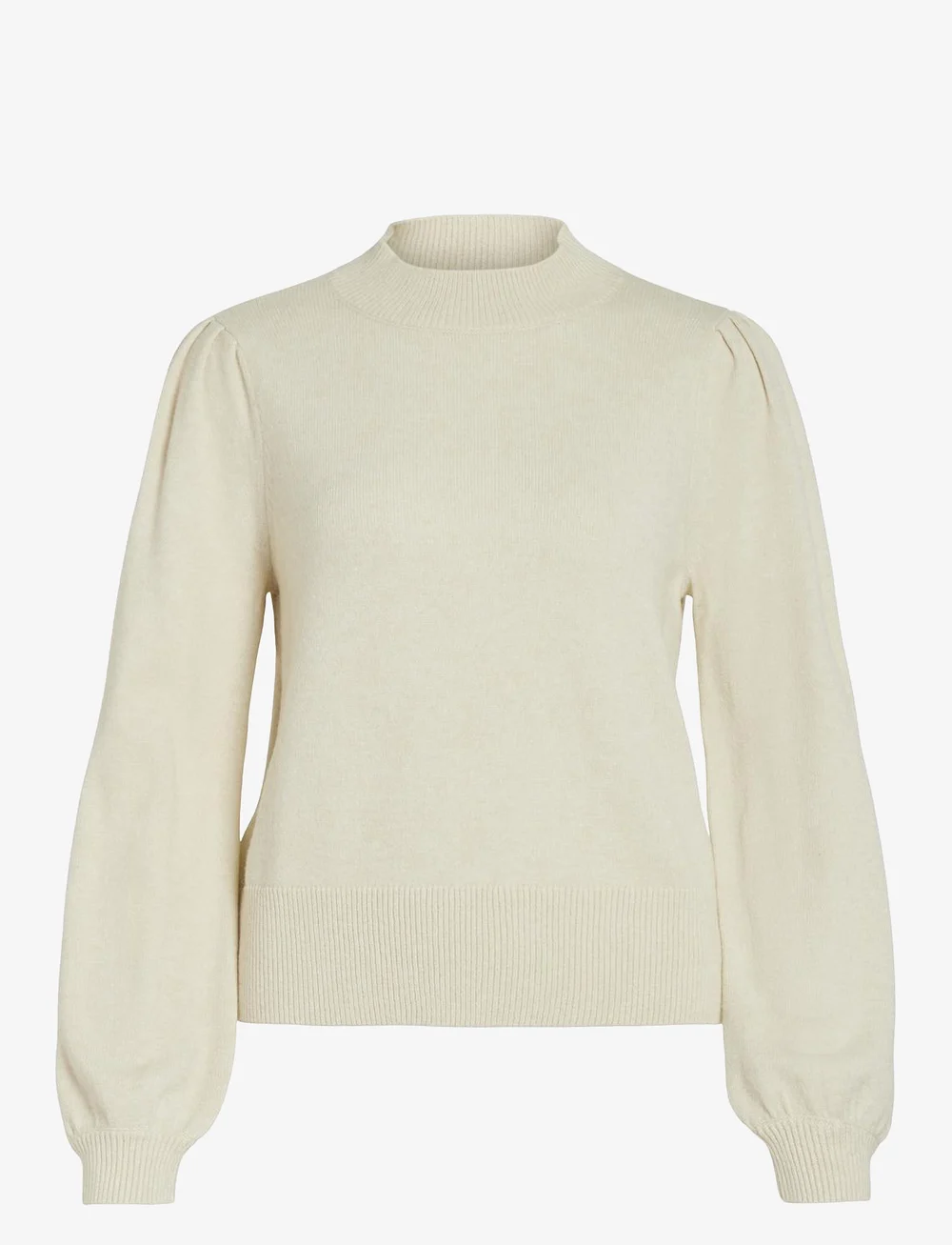 Vila - VIRIL TURTLE-NK BALLOON L/S TOP - NOOS - pulls - birch - 1