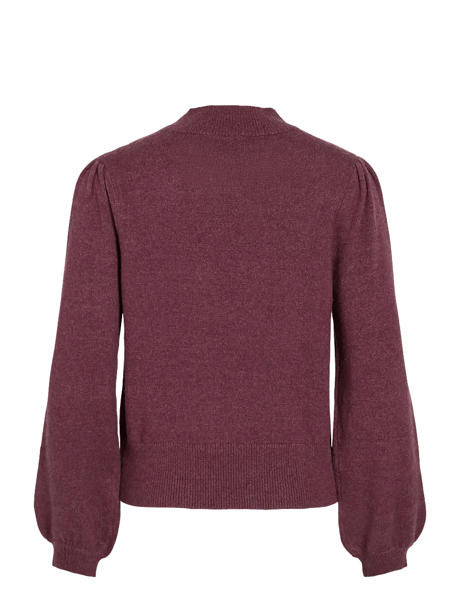 Vila - VIRIL TURTLE-NK BALLOON L/S TOP - NOOS - kampsunid - fig - 2