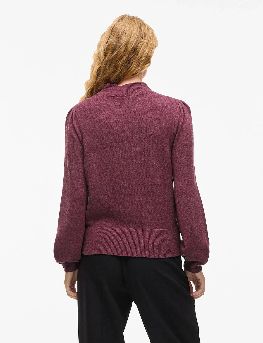 Vila - VIRIL TURTLE-NK BALLOON L/S TOP - NOOS - kampsunid - fig - 3