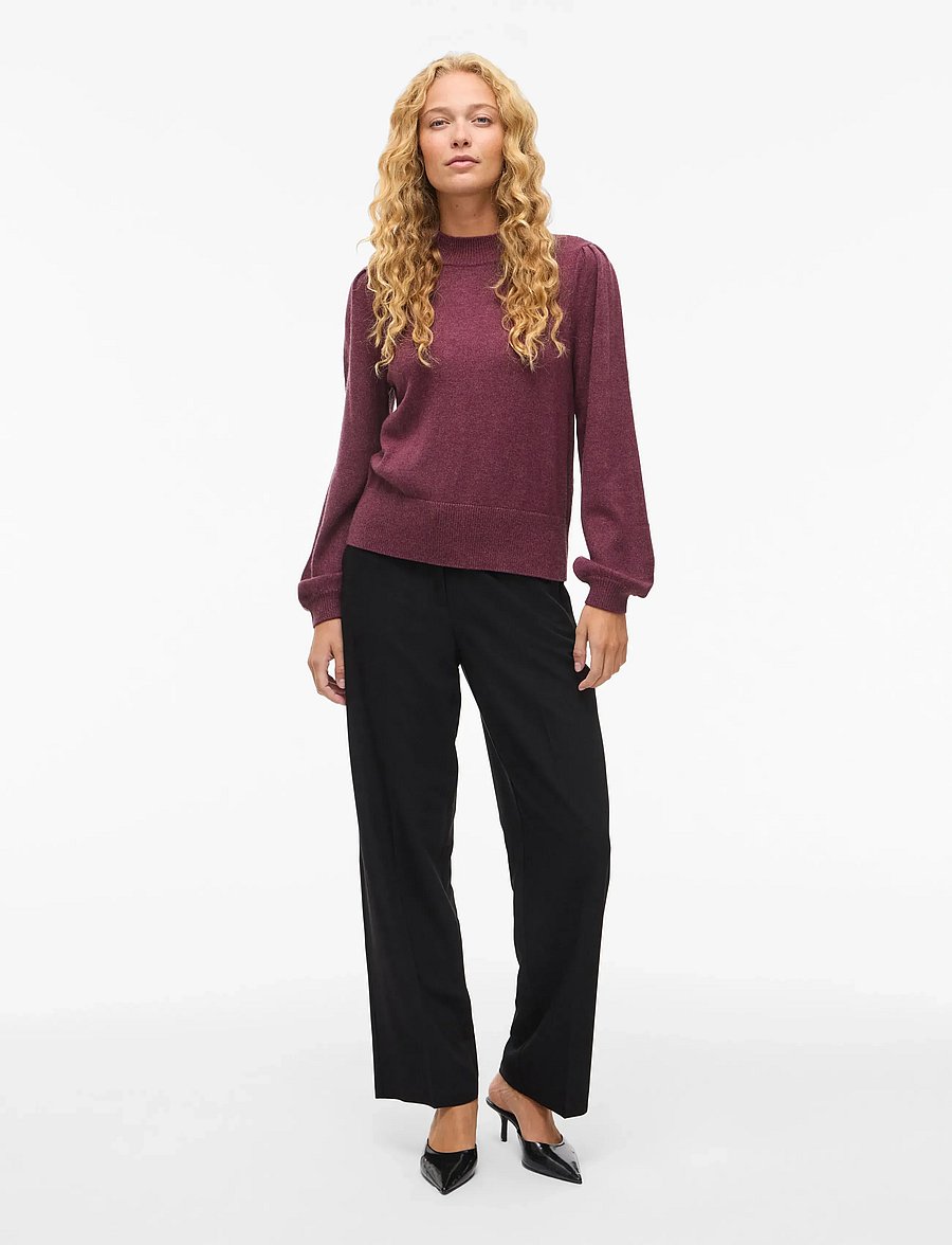 Vila - VIRIL TURTLE-NK BALLOON L/S TOP - NOOS - kampsunid - fig - 5