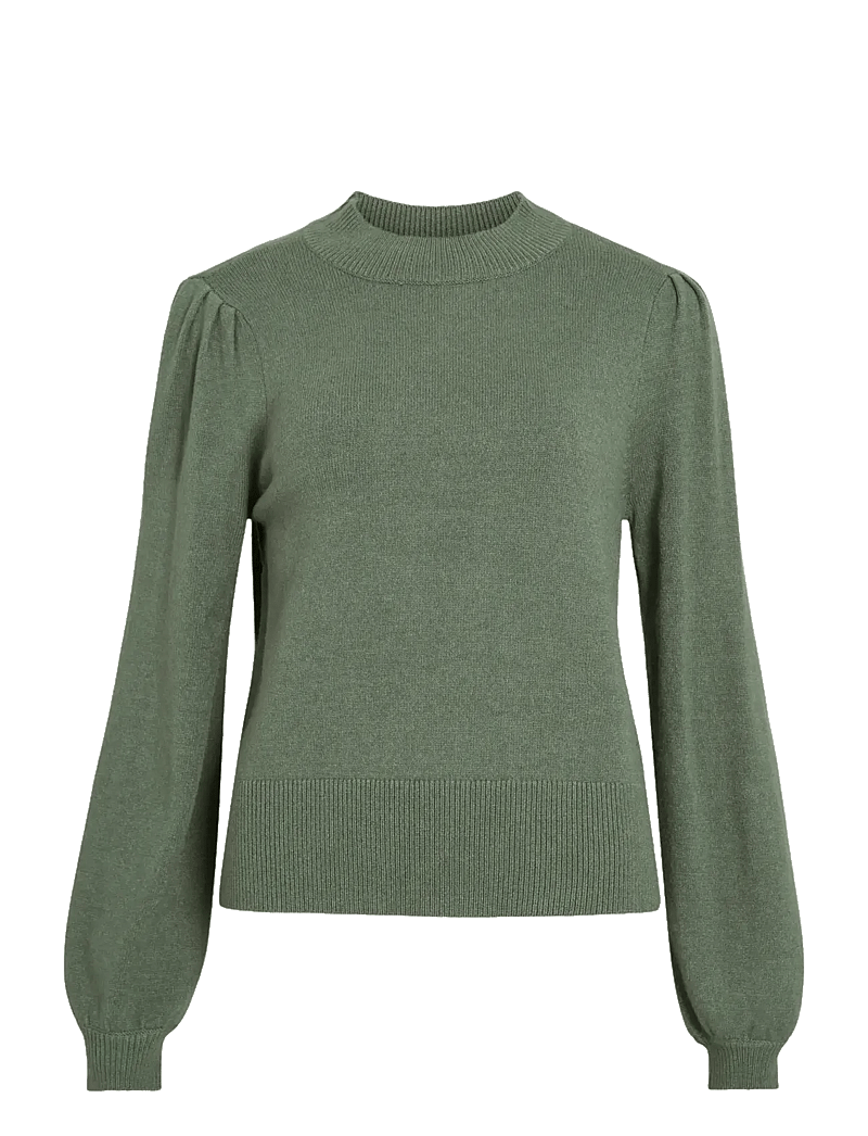 Vila Dames Viril Turtle-nk Balloon L/S Top-Noos Gebreide trui, Ponderosa Pine/Detail: donker melange, XS Vila Dames Viril Turtle-nk Balloon L/S Top-Noos Gebreide trui, Ponderosa Pine/Detail: donker melange, XS