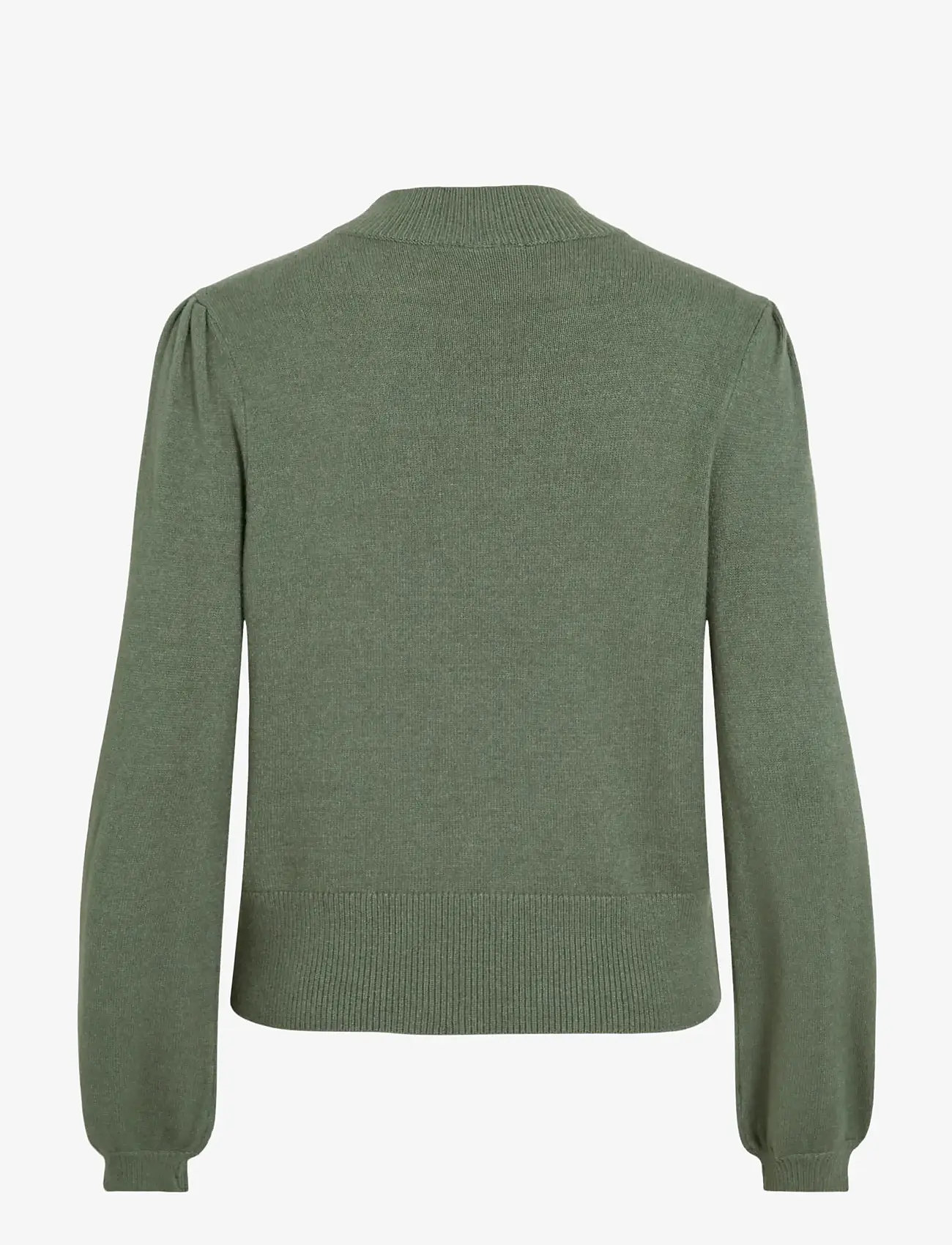 Vila - VIRIL TURTLE-NK BALLOON L/S TOP - NOOS - megztiniai - laurel wreath - 2