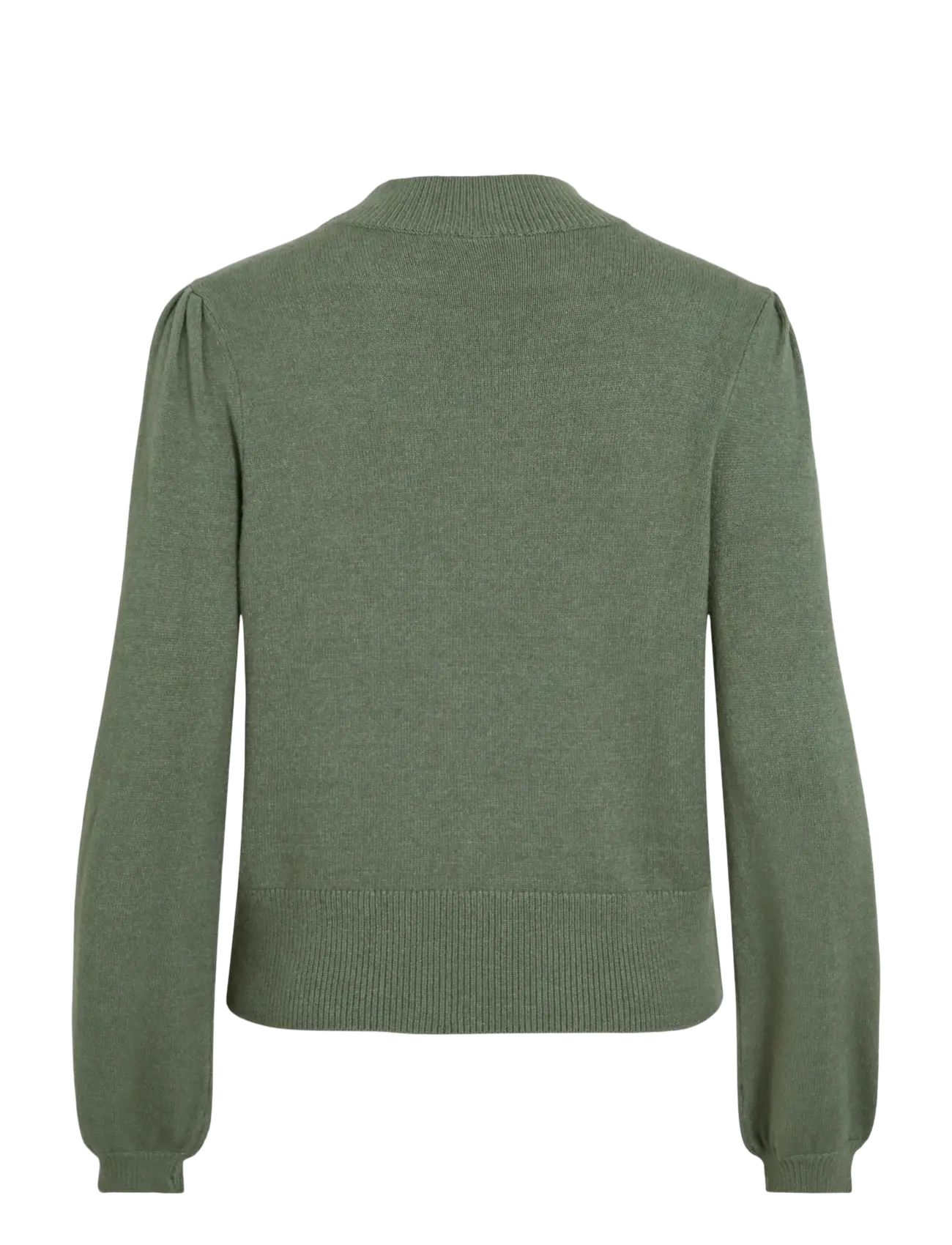 Vila - VIRIL TURTLE-NK BALLOON L/S TOP - NOOS - sviitrid - laurel wreath - 2