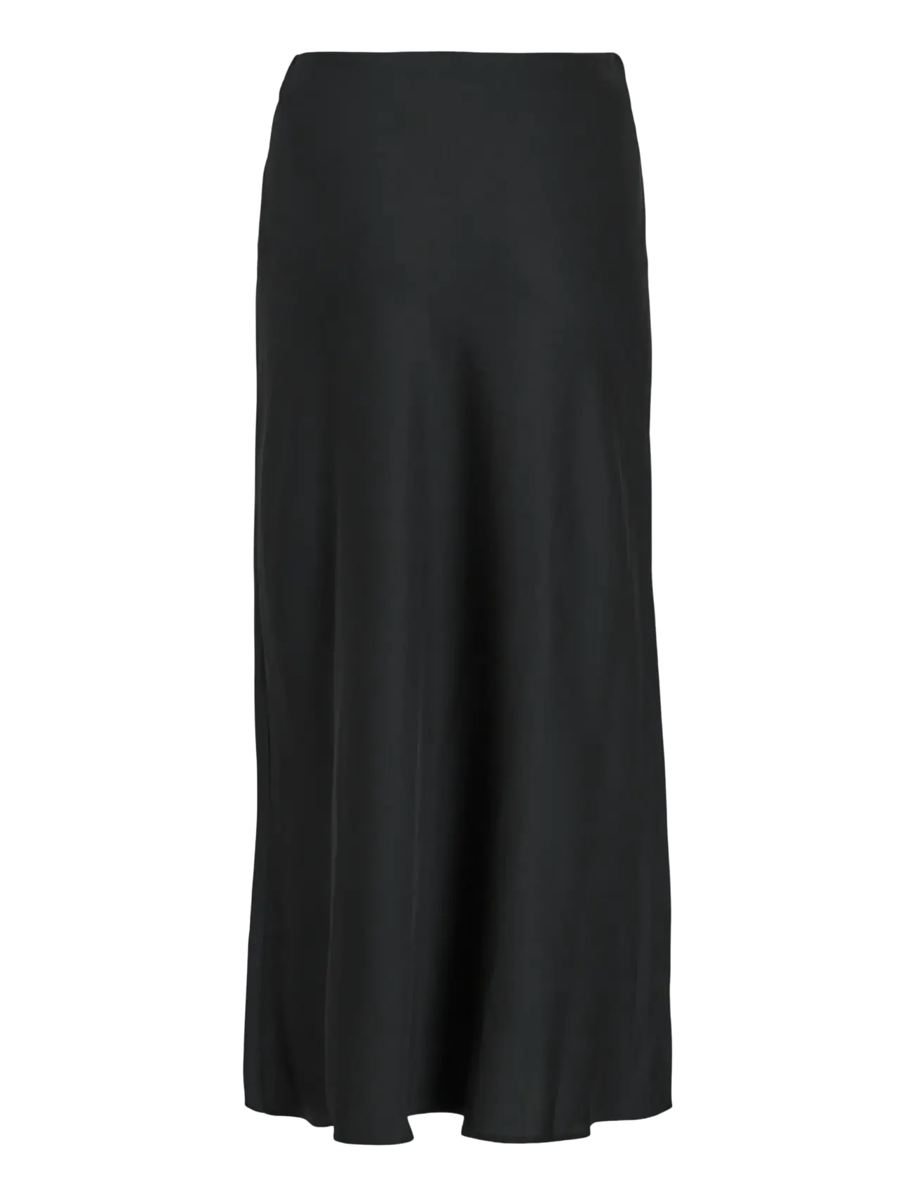 Vila - VIELLETTE HW MIDI SKIRT - NOOS - satijnen rokken - black - 2