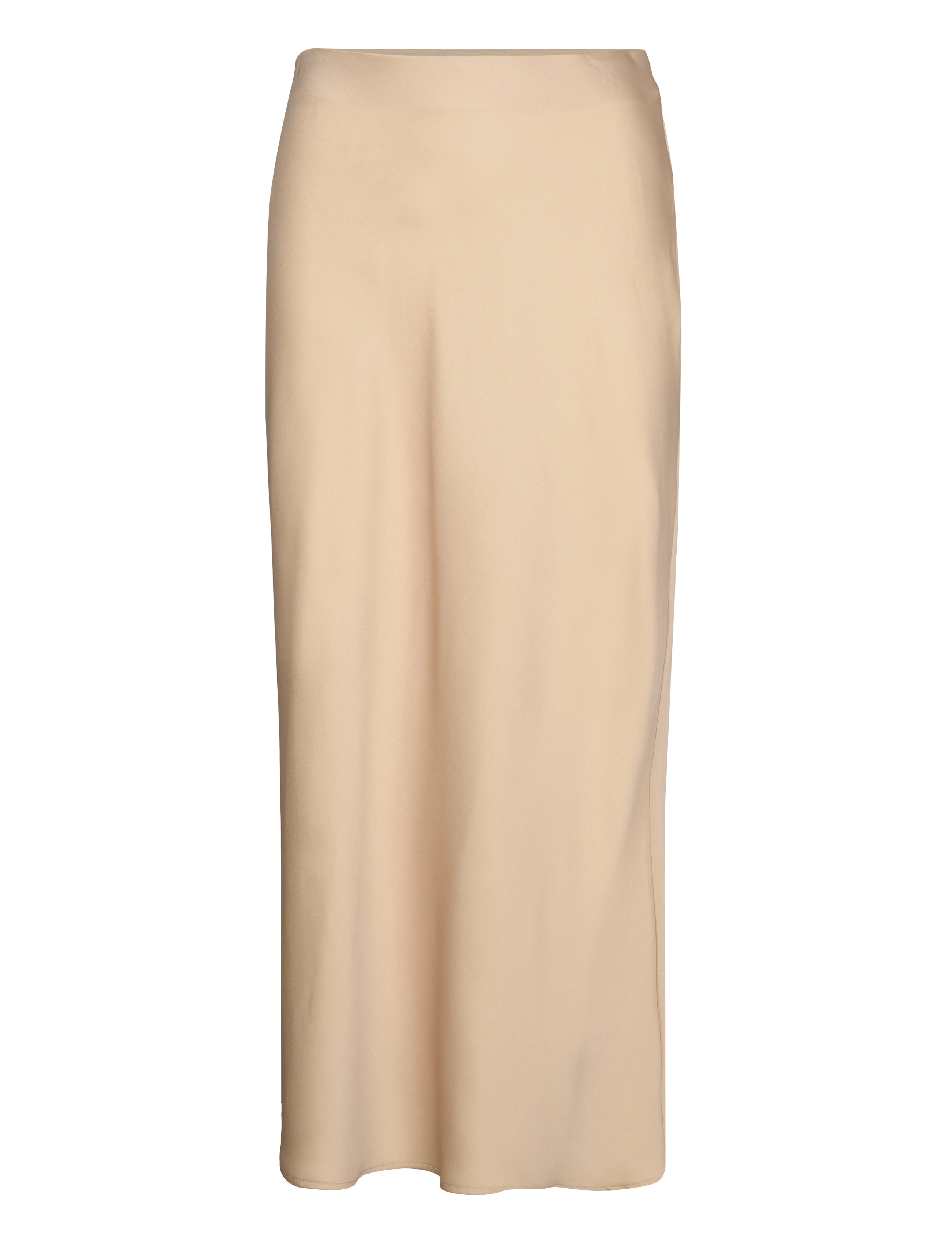 VILA Viellette Hw Midi Rock - Noos Beige - 38 - Damen
