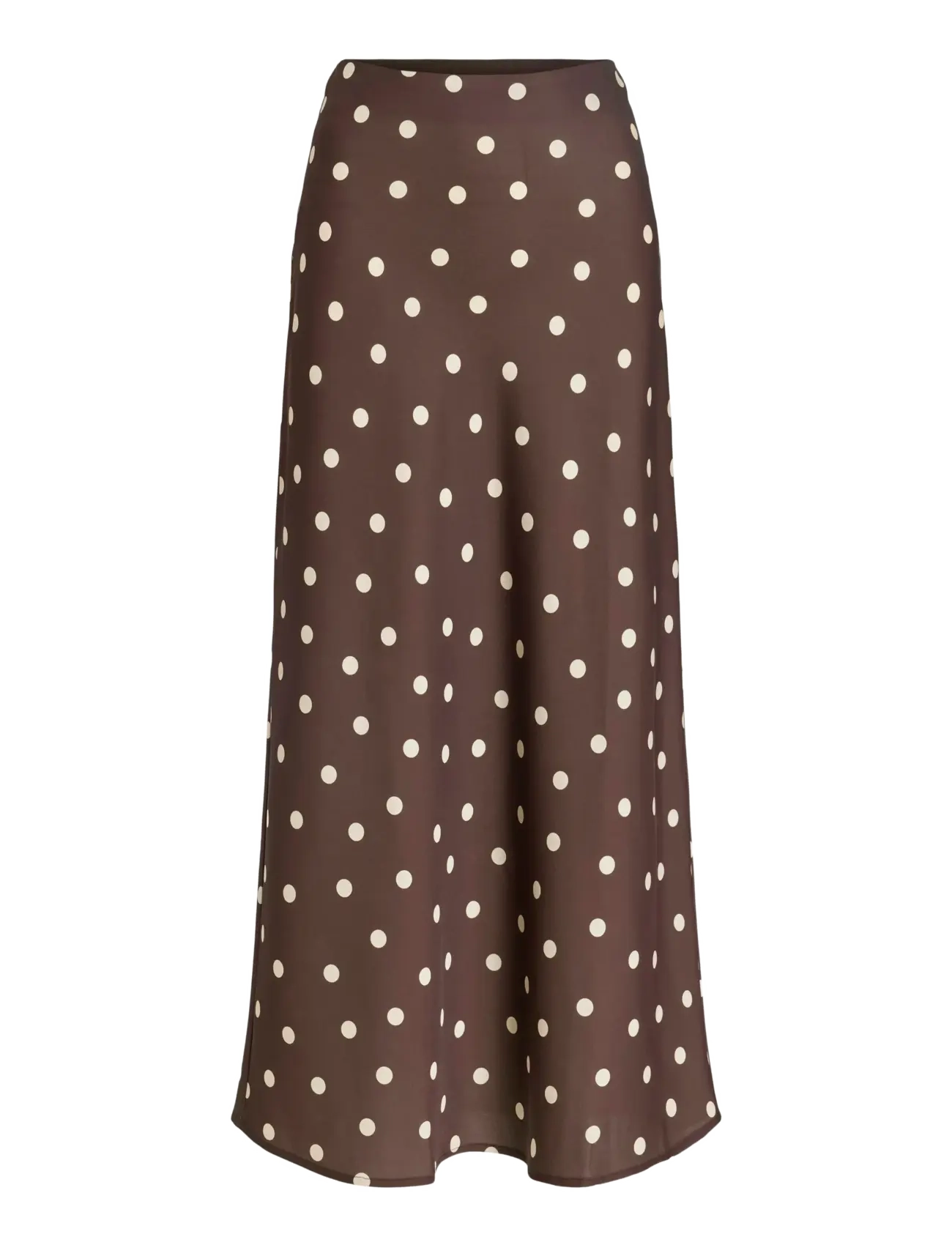 Vila VIELLETTE HW MIDI SKIRT - NOOS - PARTY - COFFEE BEAN / brown