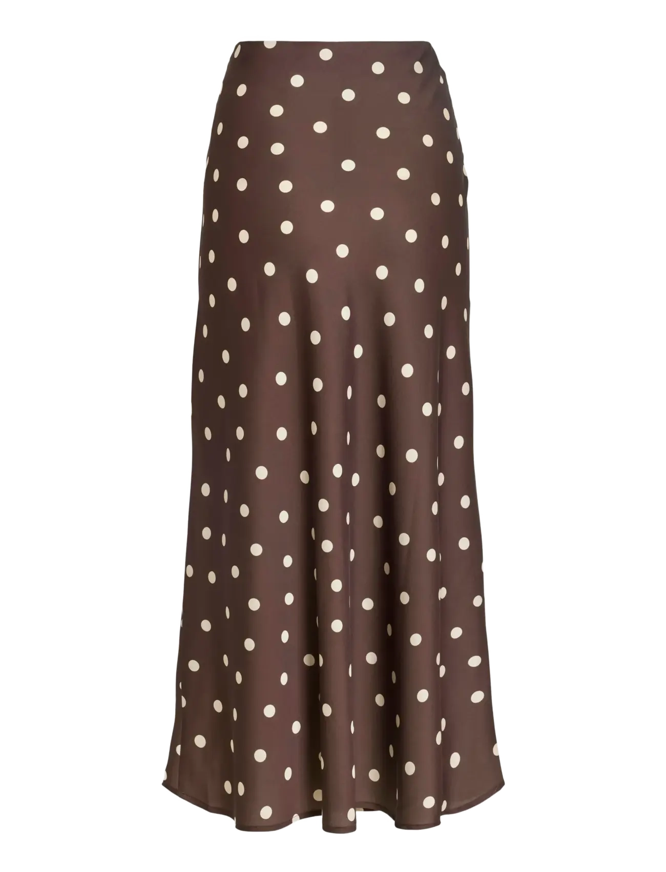 Vila - VIELLETTE HW MIDI SKIRT - NOOS - jupes en satin - coffee bean - 2