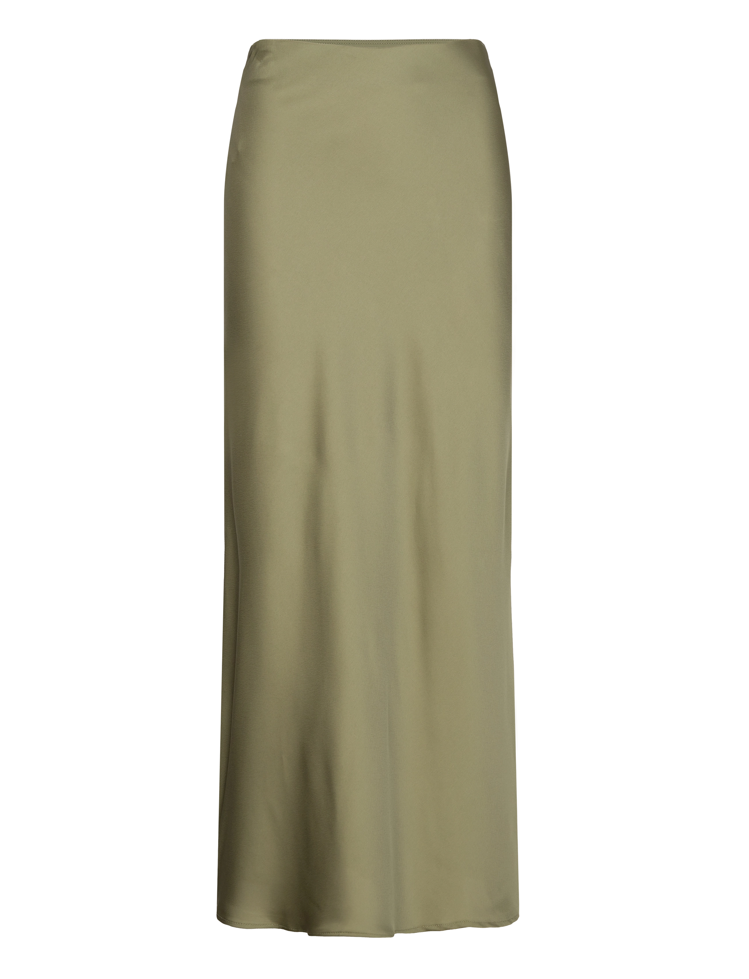 VILA Viellette Hw Midi Rock - Noos Khaki - 38 - Damen