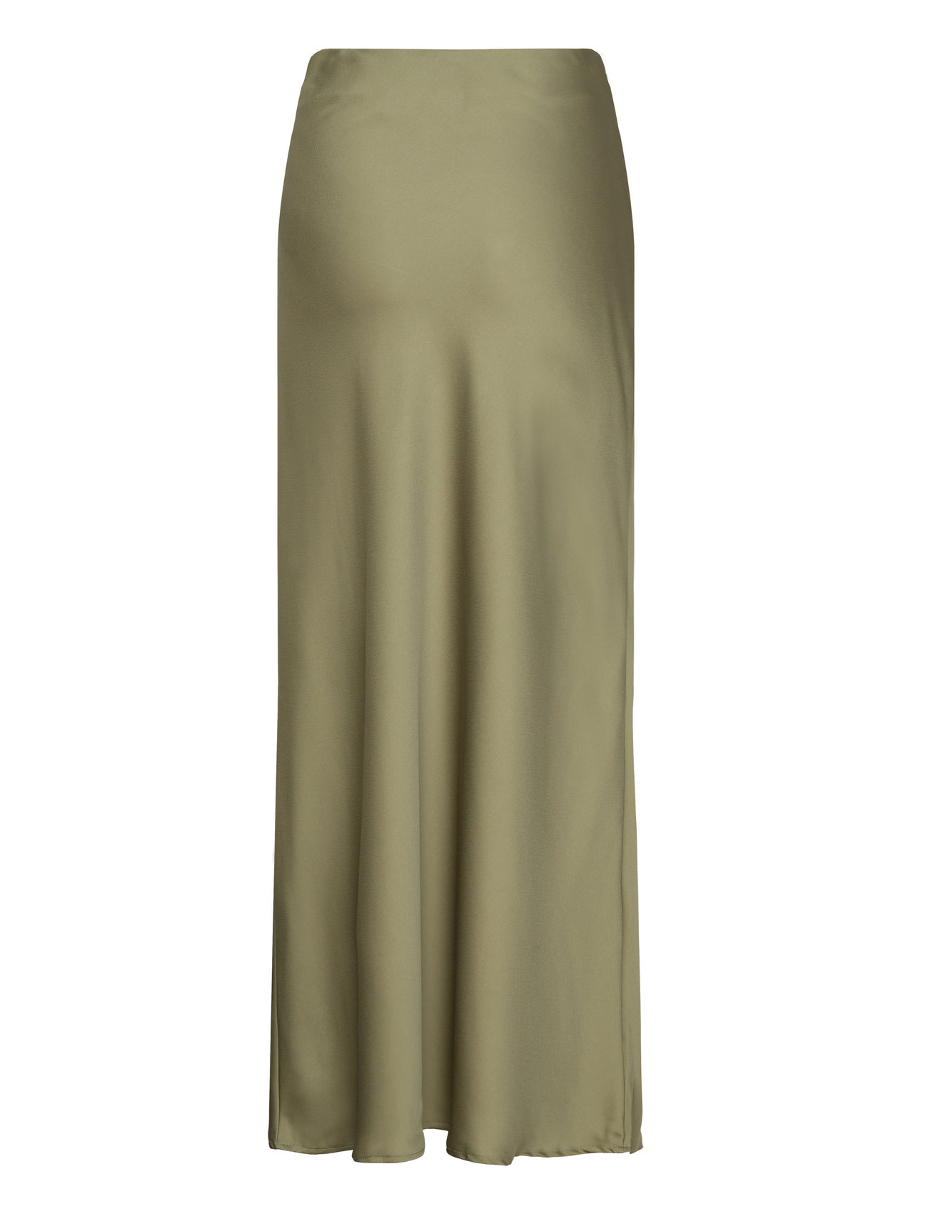 Vila - VIELLETTE HW MIDI SKIRT - NOOS - satinnederdele - oil green - 2
