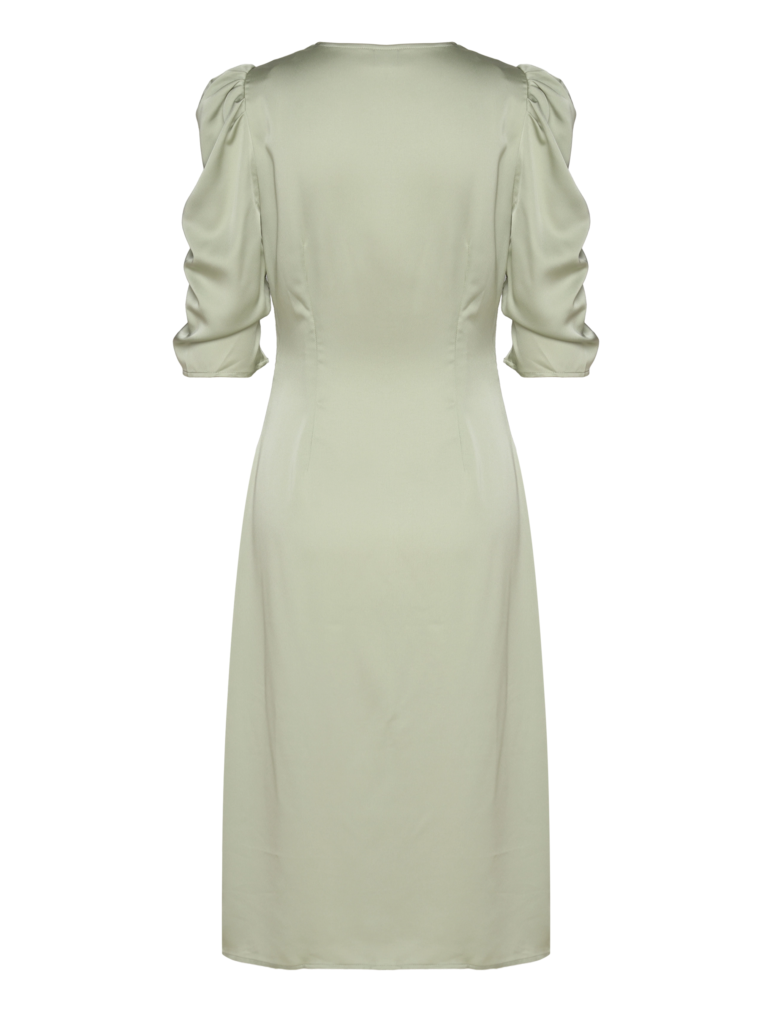 Vila - VIJOHANNA 2/4 MIDI DRESS2/DC/SU - desert sage - 1