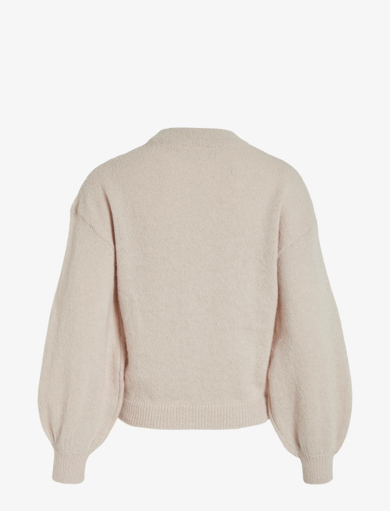 Vila - VICHINTI O-NECK CABLE KNIT TOP-NOOS - birch - 1