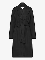 Vila - VIPOKO LONG COAT-NOOS - winter coats - black - 0