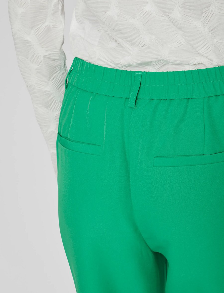 Vila - VIKAMMA RW PANT - anzugshosen - bright green - 5
