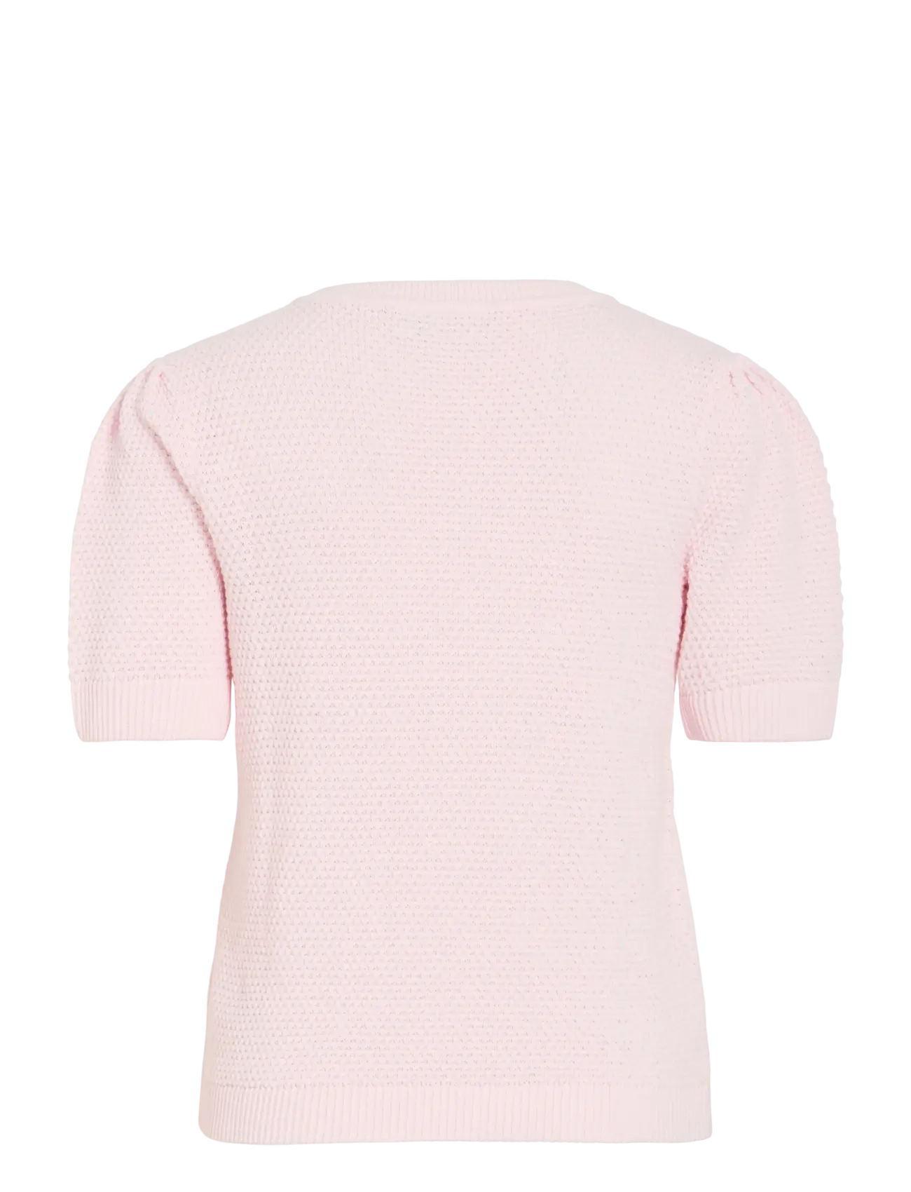 Vila - VIDALO O-NECK S/S KNIT TOP - NOOS - striktrøjer - cherry blossom - 2