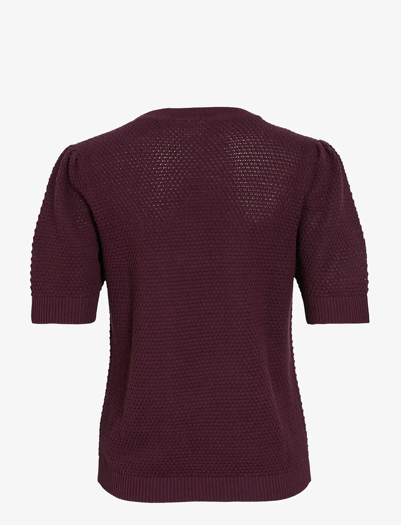Vila - VIDALO O-NECK S/S KNIT TOP - NOOS - stickade tröjor - fig - 2