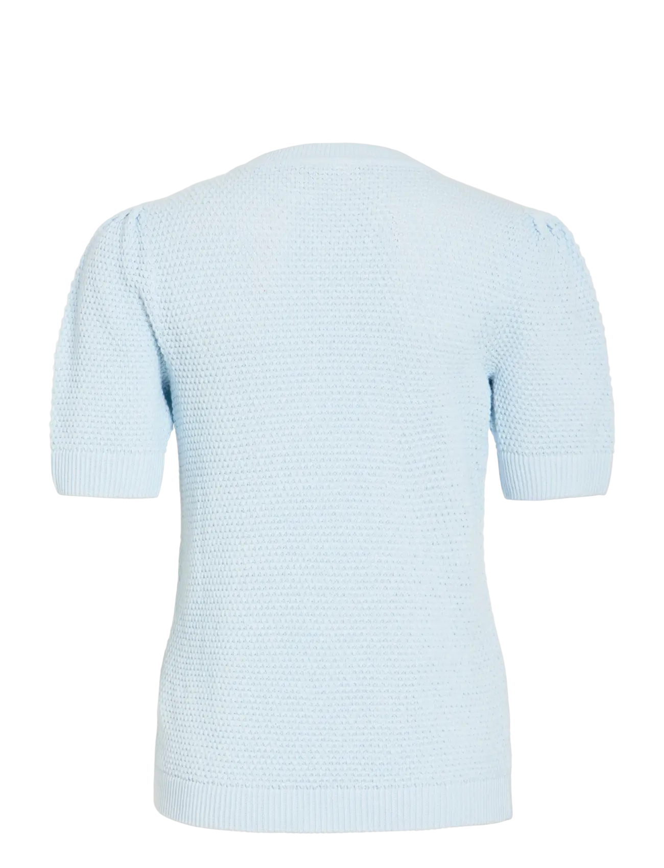 Vila - VIDALO O-NECK S/S KNIT TOP - NOOS - gebreide truien - nantucket breeze - 2
