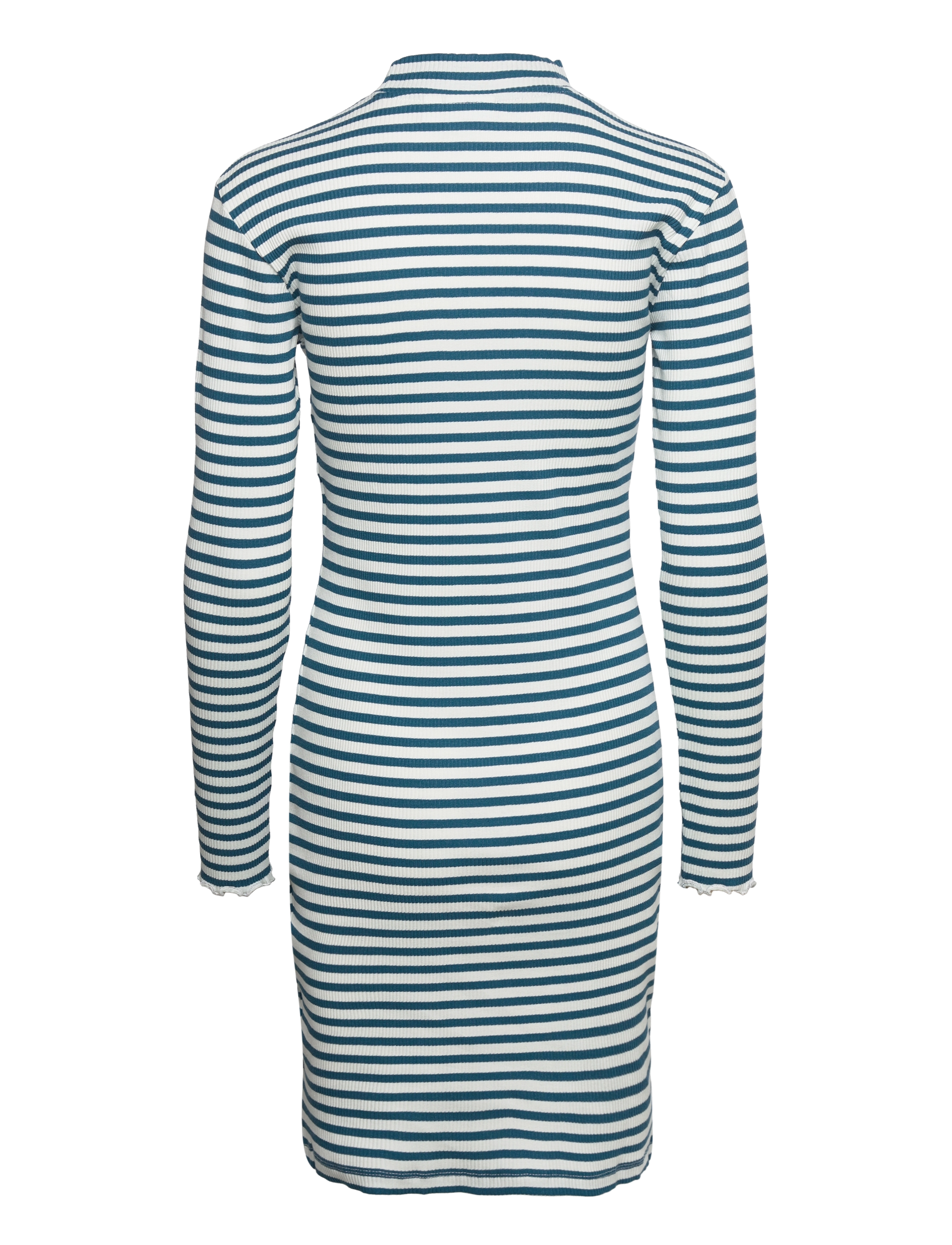 Vila - VITHESSA HIGH NECK L/S DRESS - korte kjoler - moroccan blue - 2