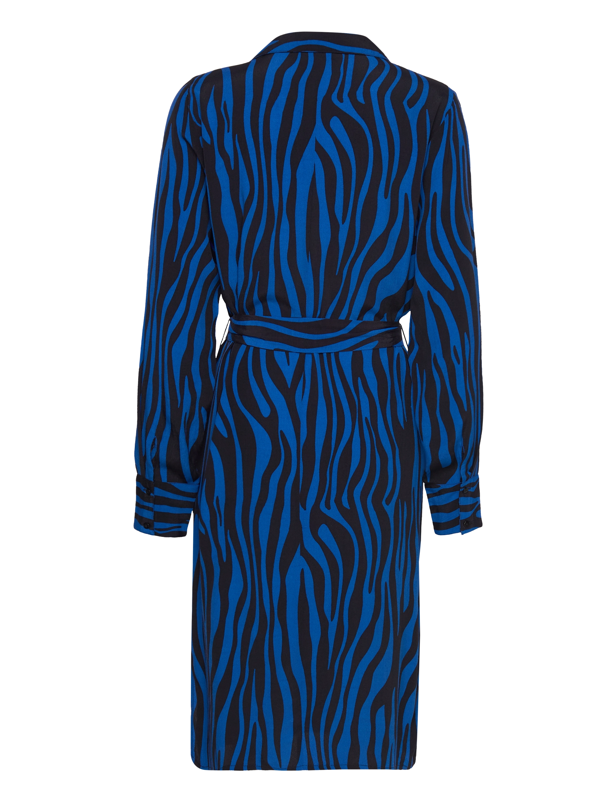 Vila - VIFINI L/S MIDI SHIRT DRESS/SU - skjortekjoler - black - 2