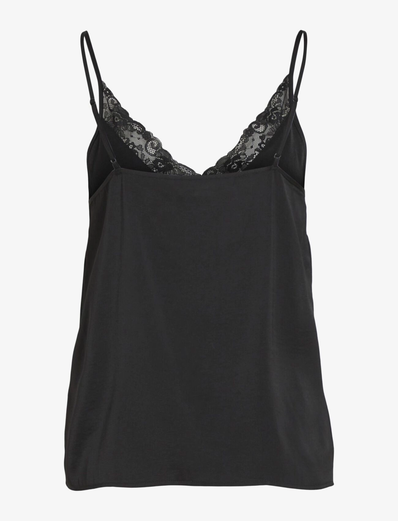 Vila - VICAVA V-NECK LACE SINGLET - black - 2