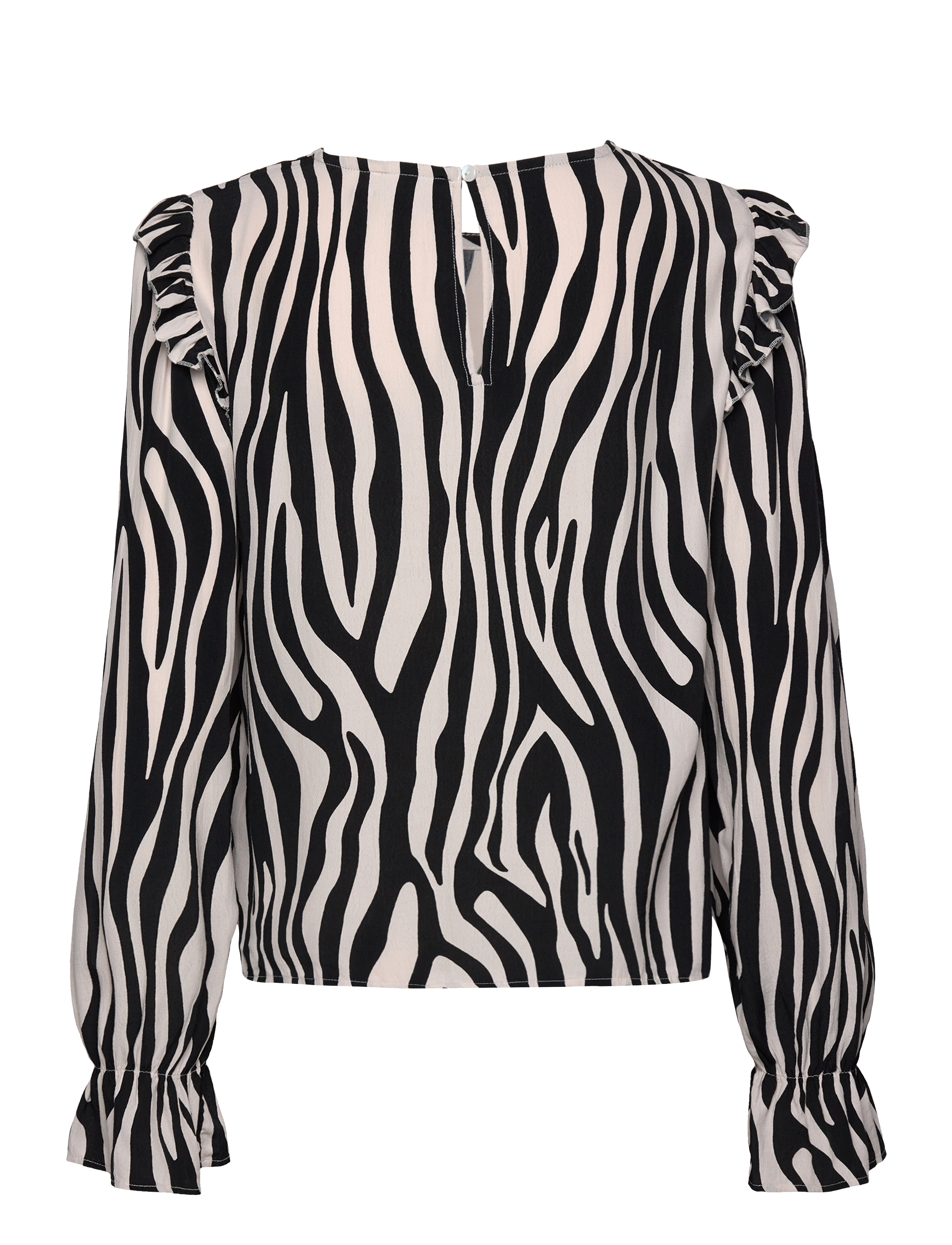 Vila - VIFINI ONECK L/S TOP/SU - langärmlige blusen - black - 2