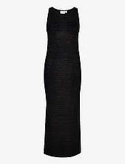 Vila - VIMARGOT S/L LONG KNIT DRESS - lägsta priserna - black - 0