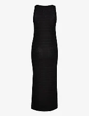 Vila - VIMARGOT S/L LONG KNIT DRESS - lägsta priserna - black - 1
