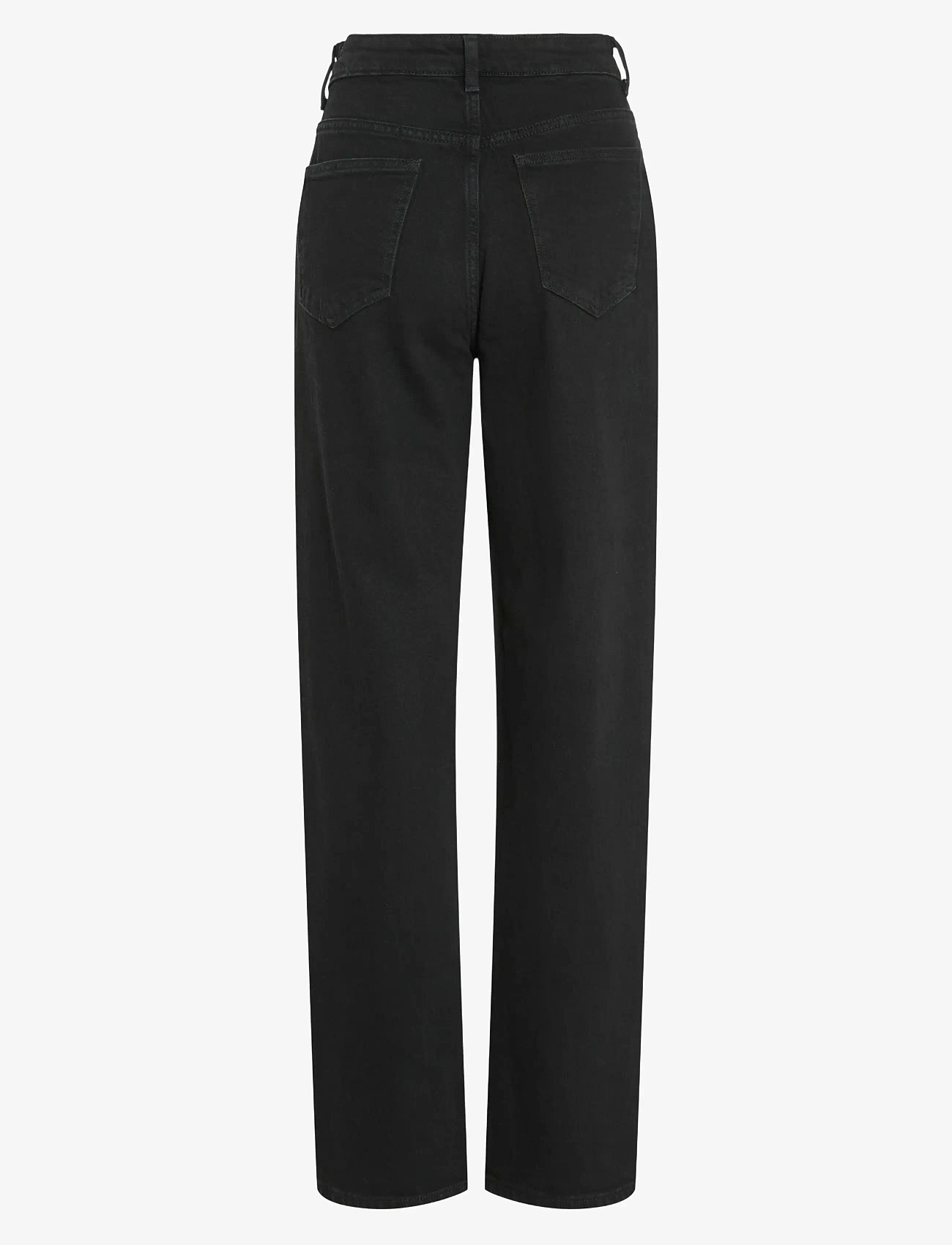 Vila - VIKELLY JAF HW STRAIGHT JEANS-NOOS - straight jeans - black denim - 2