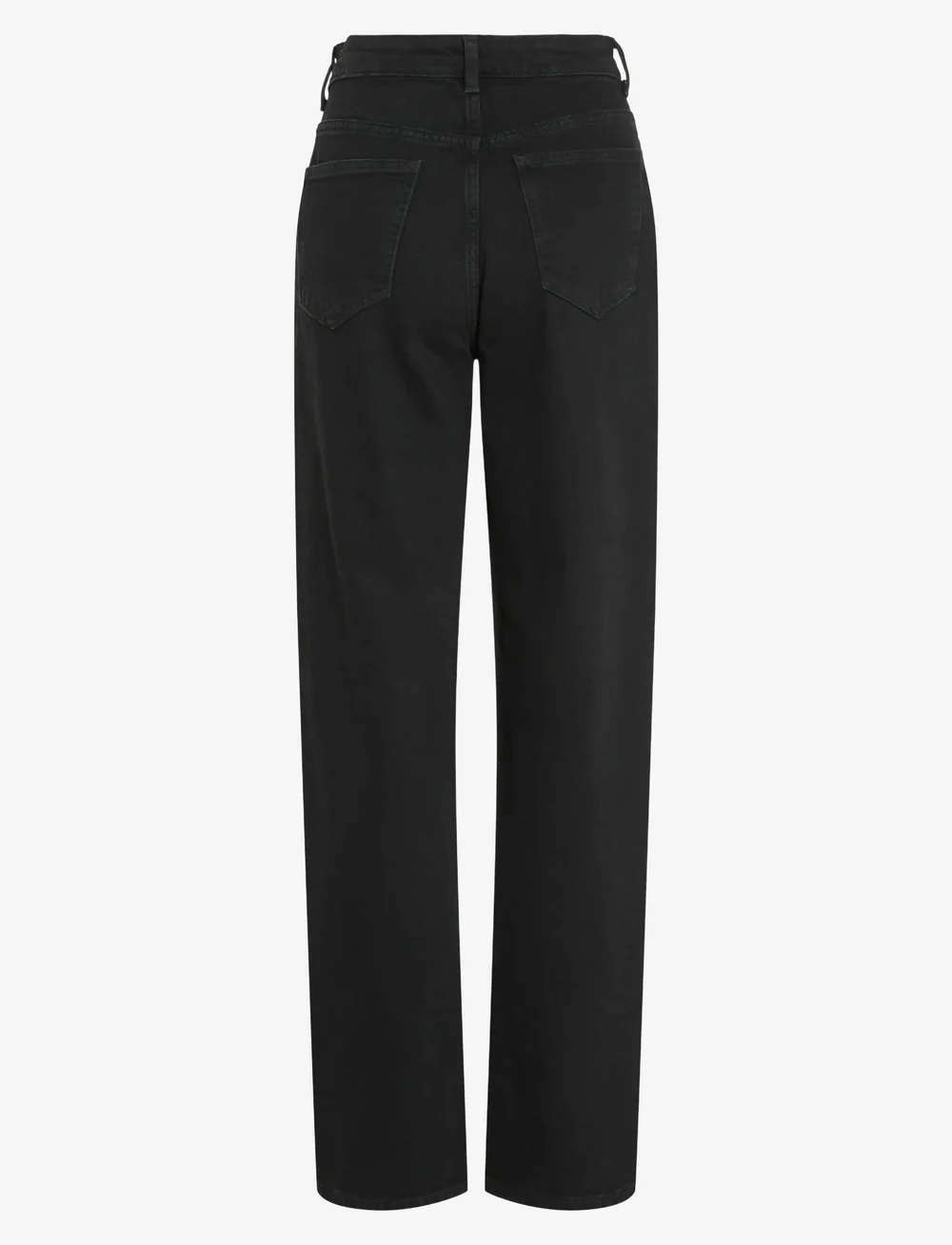 Vila - VIKELLY JAF HW STRAIGHT JEANS-NOOS - straight jeans - black denim - 2