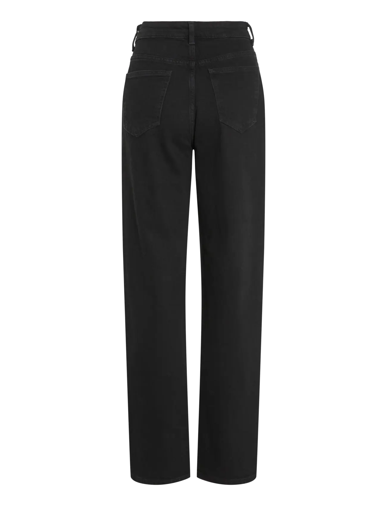 Vila - VIKELLY JAF HW STRAIGHT JEANS-NOOS - straight jeans - black denim - 2