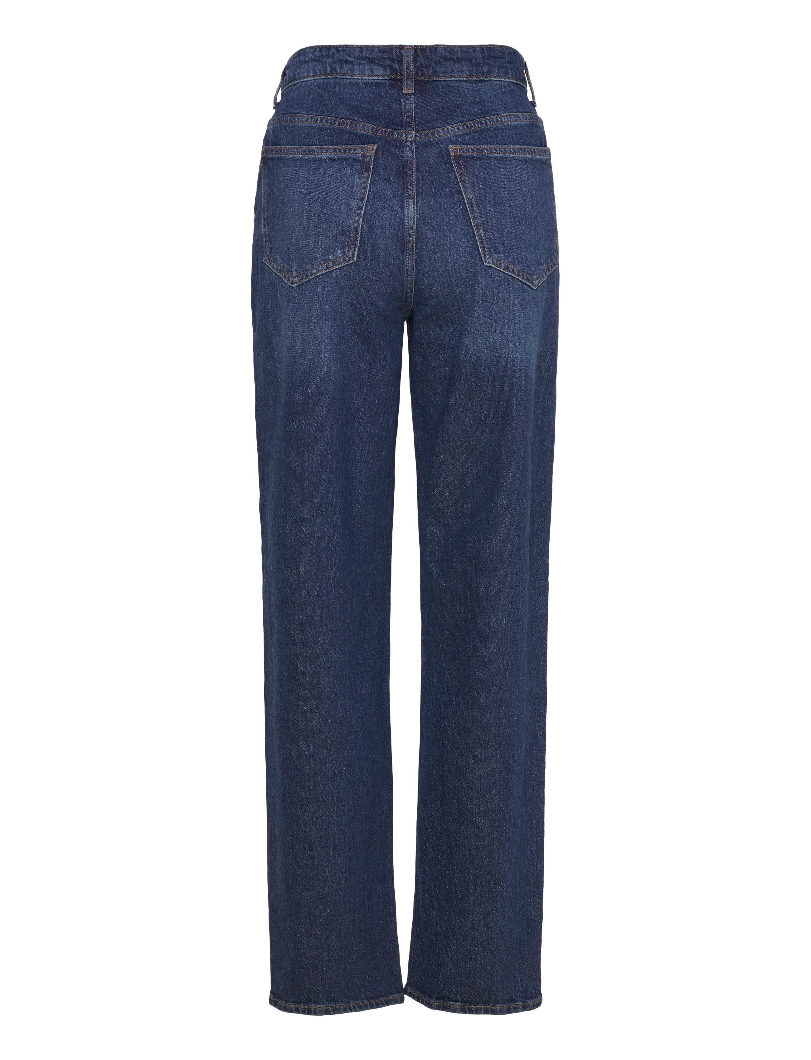 Vila - VIKELLY JAF HW STRAIGHT JEANS-NOOS - jeans droites - dark blue denim - 2