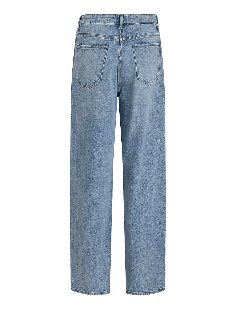 Vila - VIKELLY JAF HW STRAIGHT JEANS-NOOS - jeans droites - light blue denim - 2