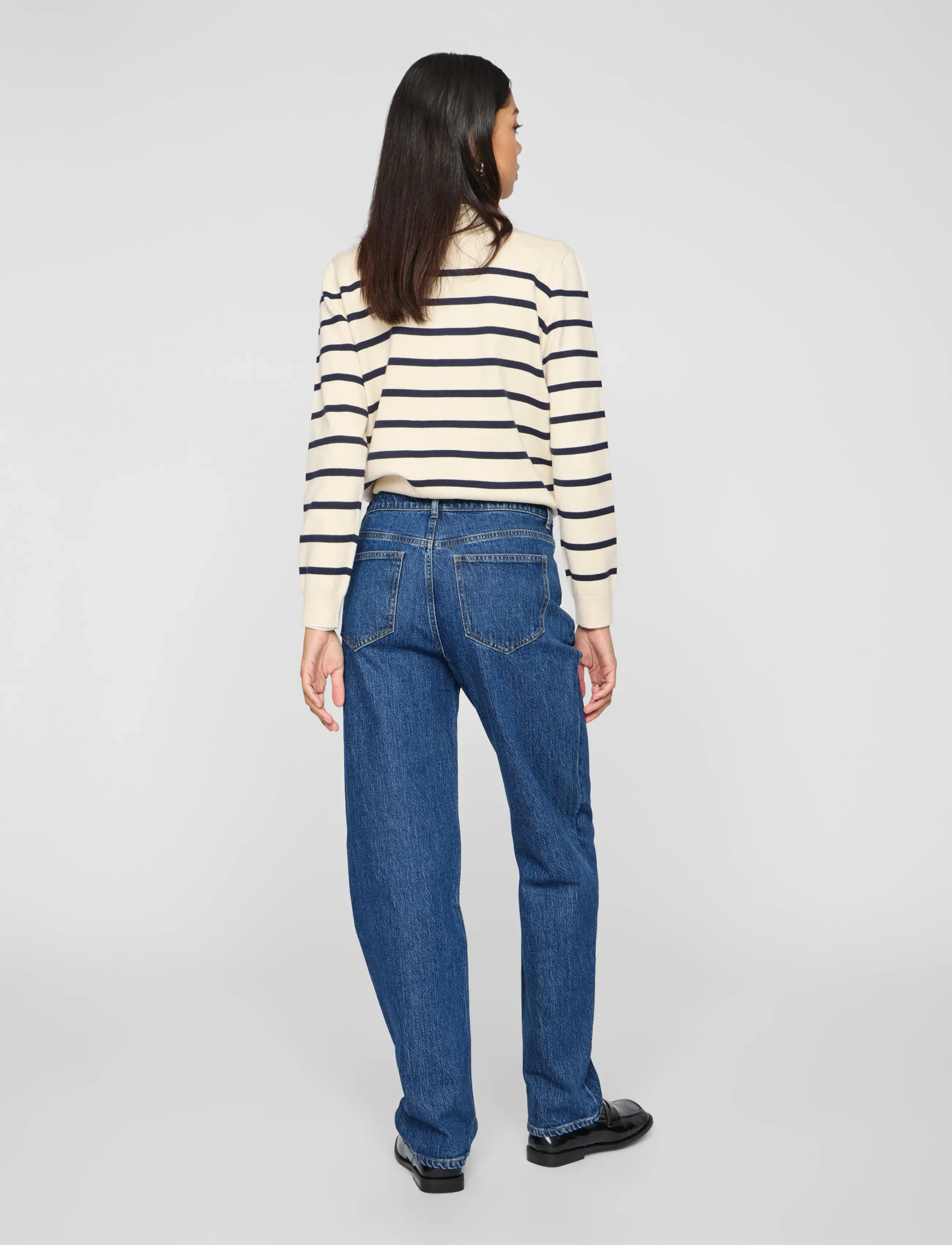 Vila - VIKELLY JAF HW STRAIGHT JEANS-NOOS - gerade jeans - medium blue denim - 3