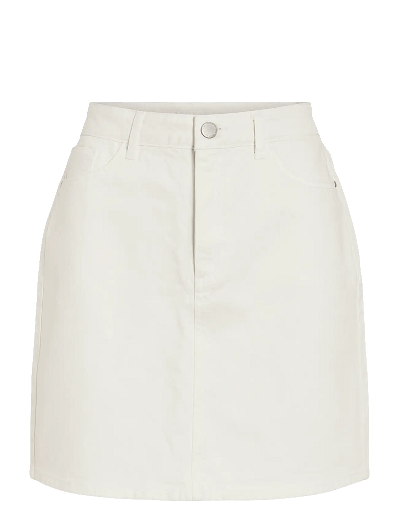 Vila - VIKAJA JAF DENIM SKIRT- NOOS - jeanskjolar - cloud dancer - 1