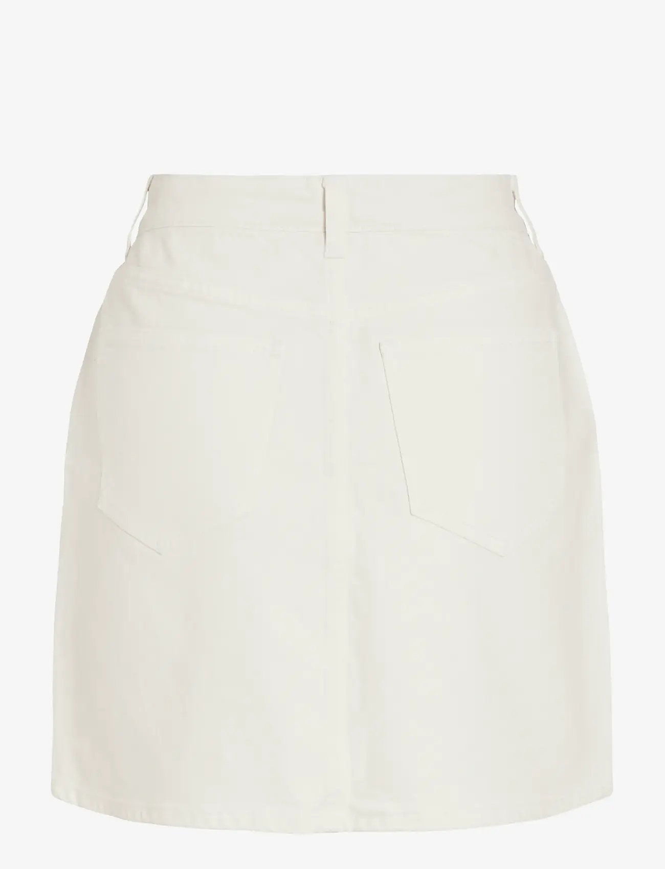 Vila - VIKAJA JAF DENIM SKIRT- NOOS - jeanskjolar - cloud dancer - 2