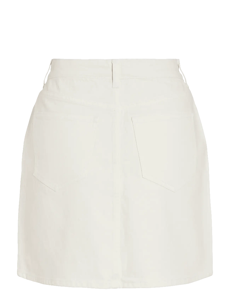 Vila - VIKAJA JAF DENIM SKIRT- NOOS - jeanskjolar - cloud dancer - 2