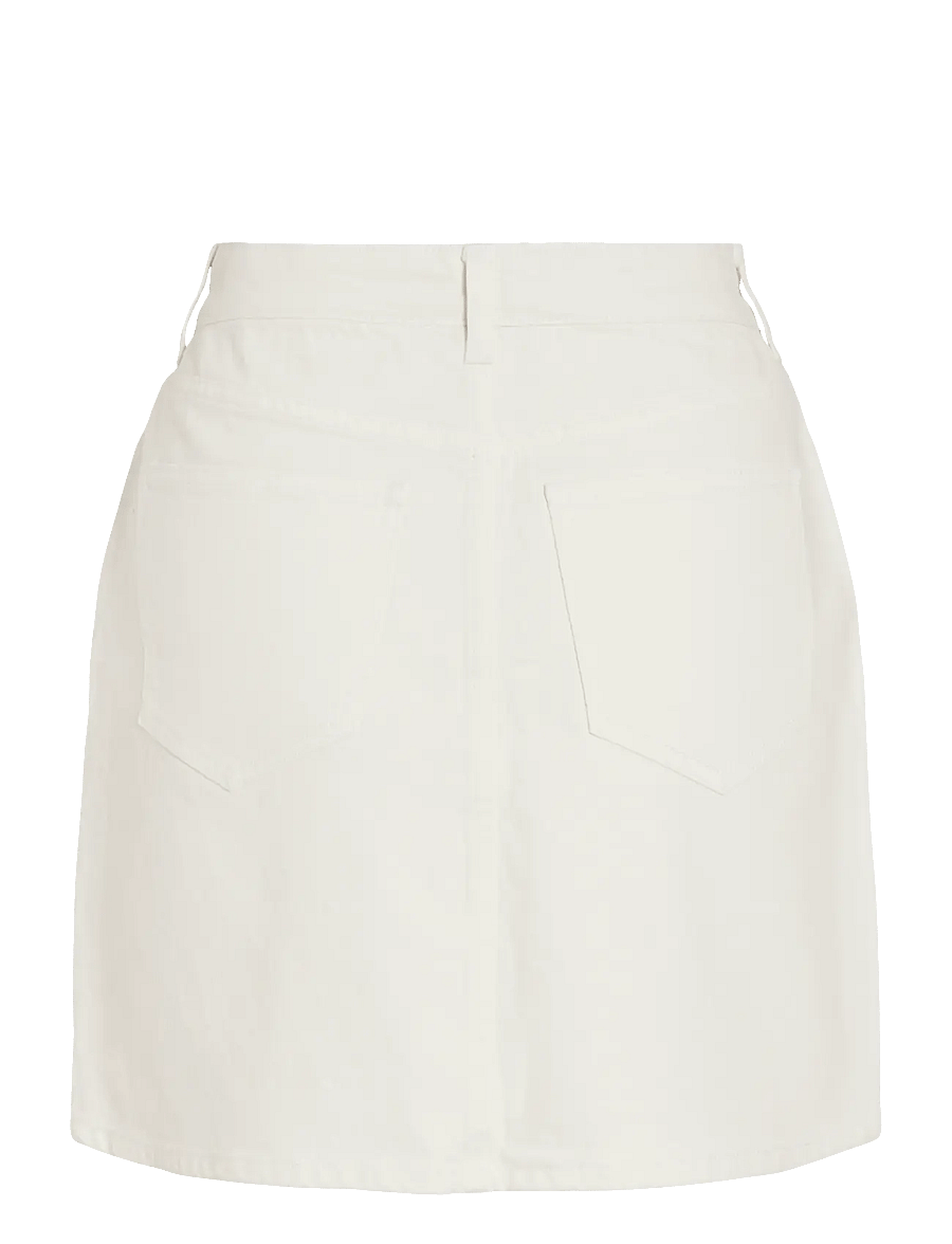 Vila - VIKAJA HW JAF DENIM SKIRT- NOOS - jeansröcke - cloud dancer - 2