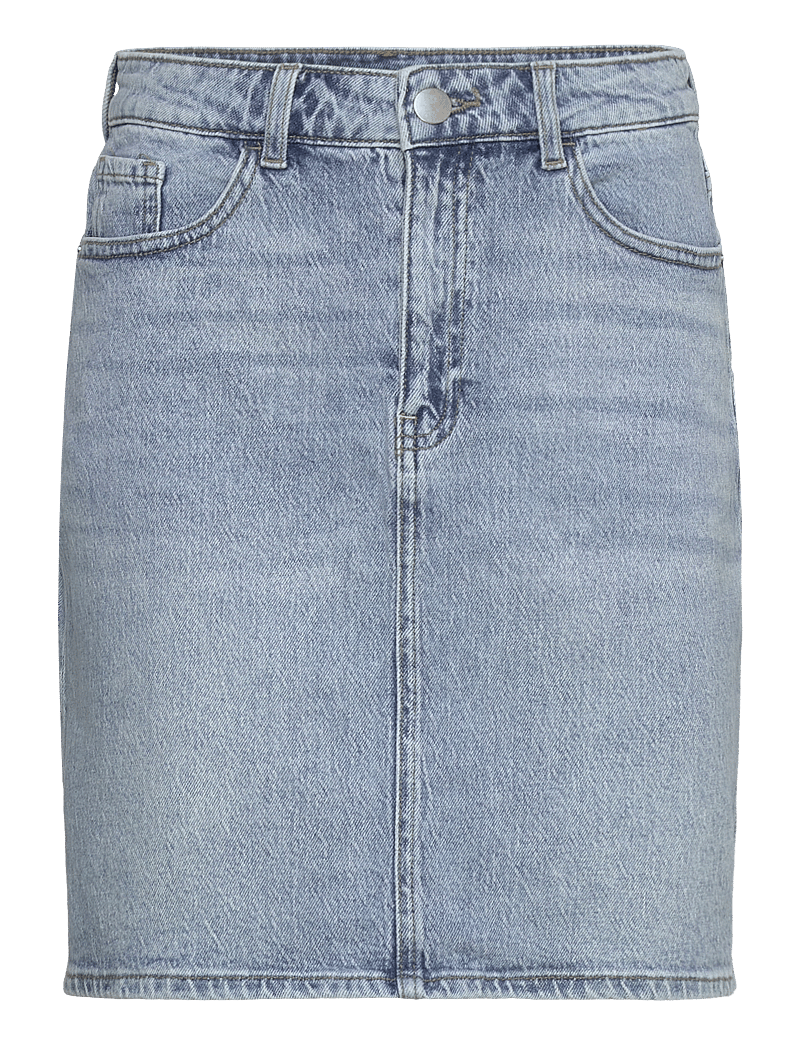 Vila - VIKAJA HW JAF DENIM SKIRT- NOOS - jeansröcke - light blue denim - 1