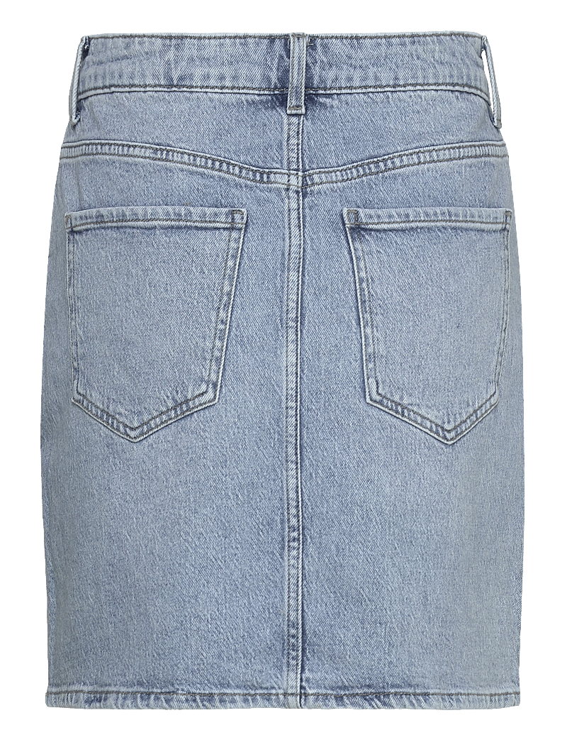 Vila - VIKAJA HW JAF DENIM SKIRT- NOOS - jeansröcke - light blue denim - 2