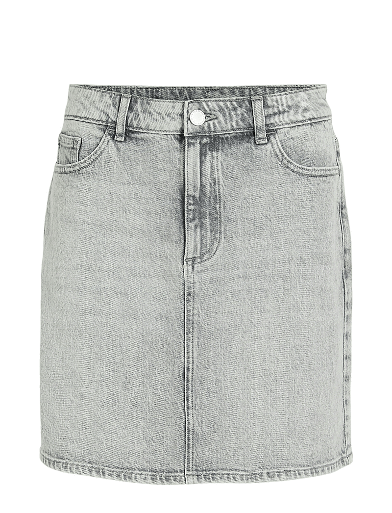 Vila - VIKAJA HW JAF DENIM SKIRT- NOOS - jeansröcke - light grey denim - 1
