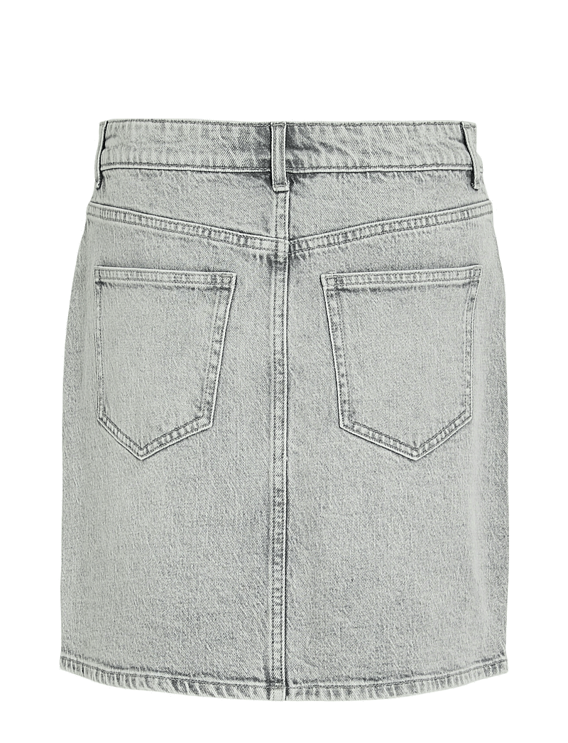 Vila - VIKAJA HW JAF DENIM SKIRT- NOOS - jeansröcke - light grey denim - 2