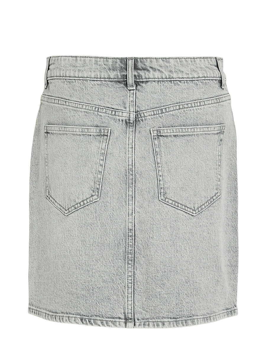 Vila - VIKAJA HW JAF DENIM SKIRT- NOOS - jeansröcke - light grey denim - 2