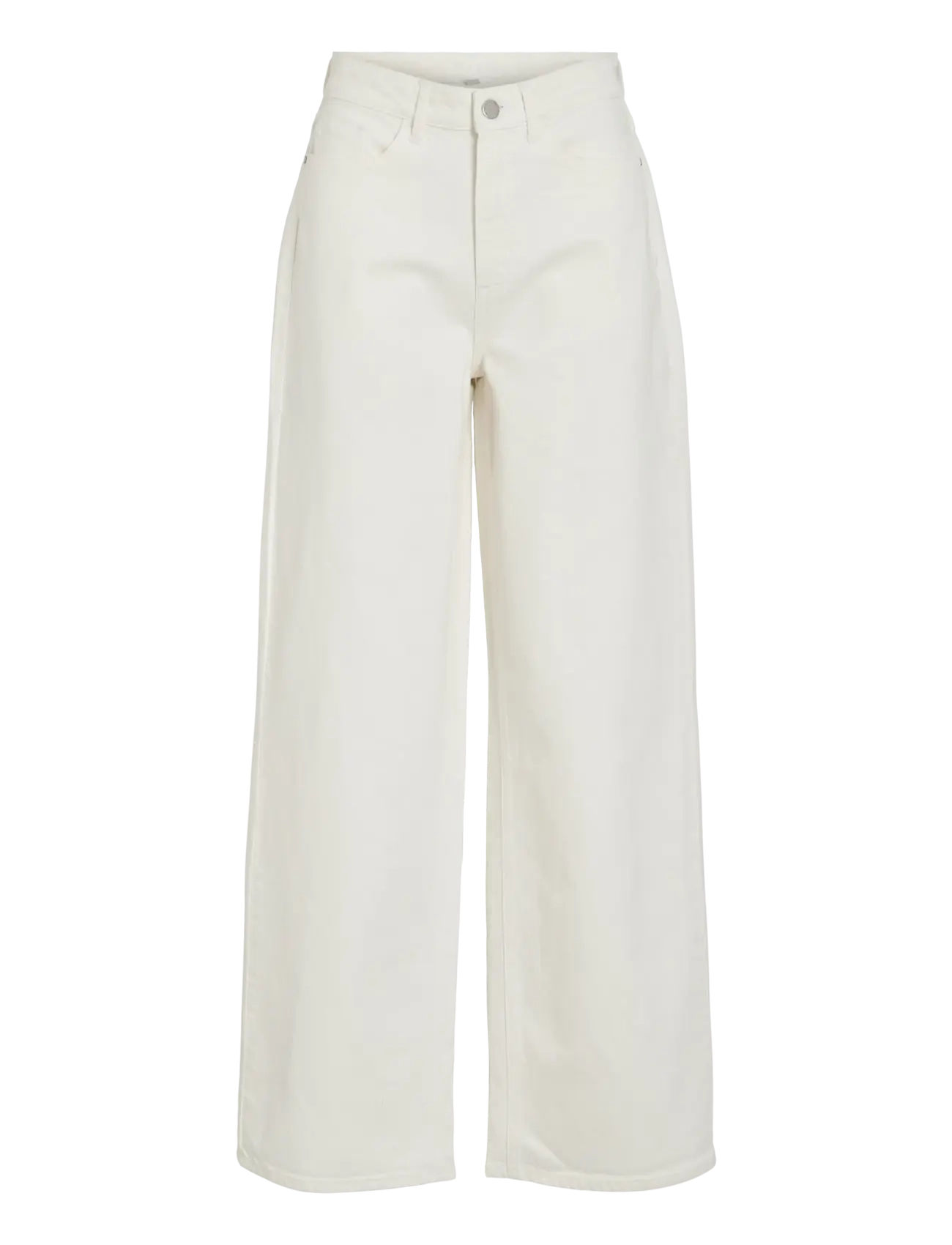 Vila VIFREYA JAF HW WIDE JEANS - NOOS - Vila - CLOUD DANCER / white