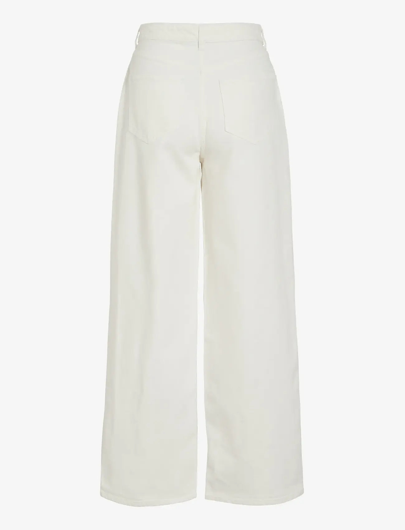 Vila - VIFREYA JAF HW WIDE JEANS - NOOS - brede jeans - cloud dancer - 2