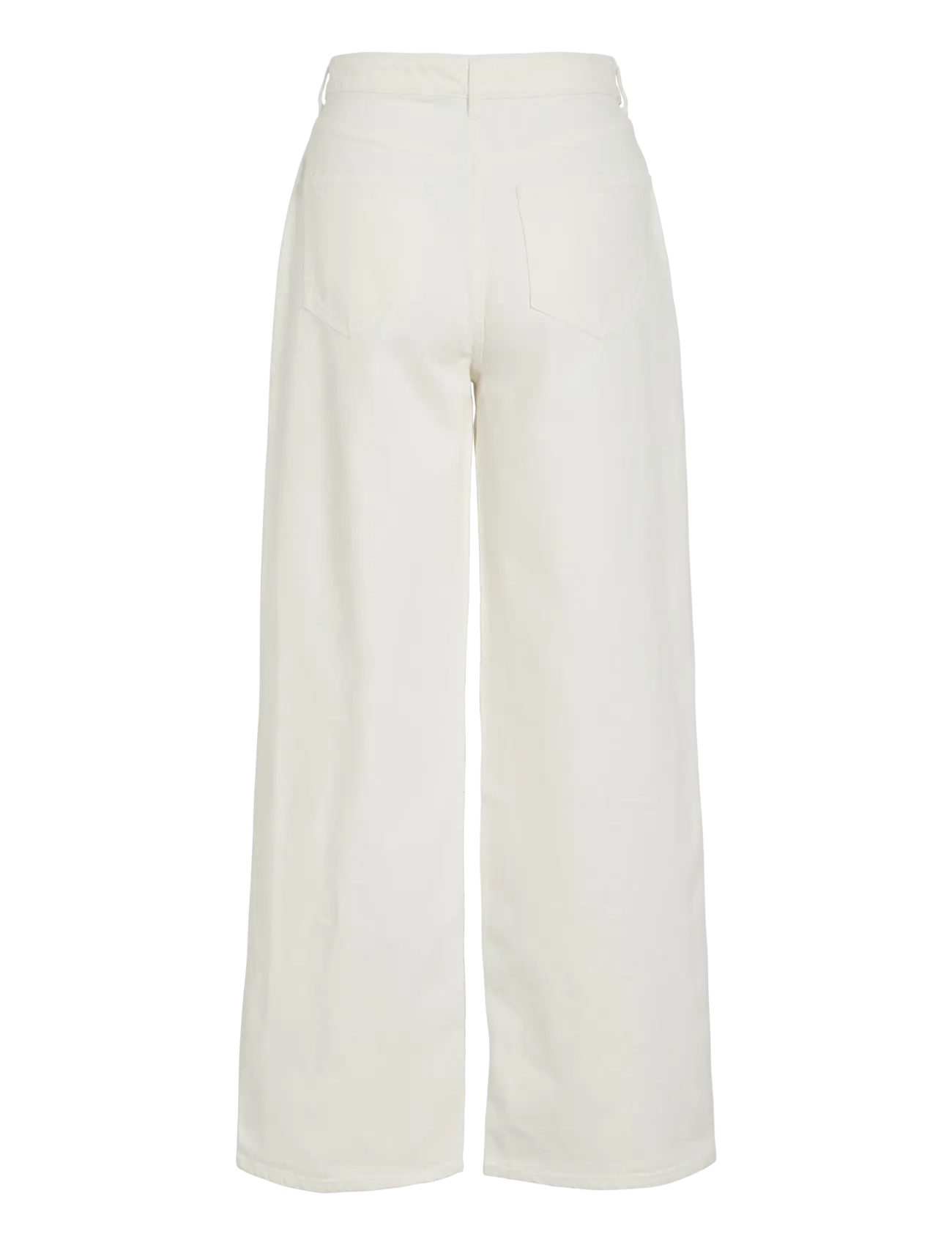 Vila - VIFREYA JAF HW WIDE JEANS - NOOS - pantalons larges - cloud dancer - 2